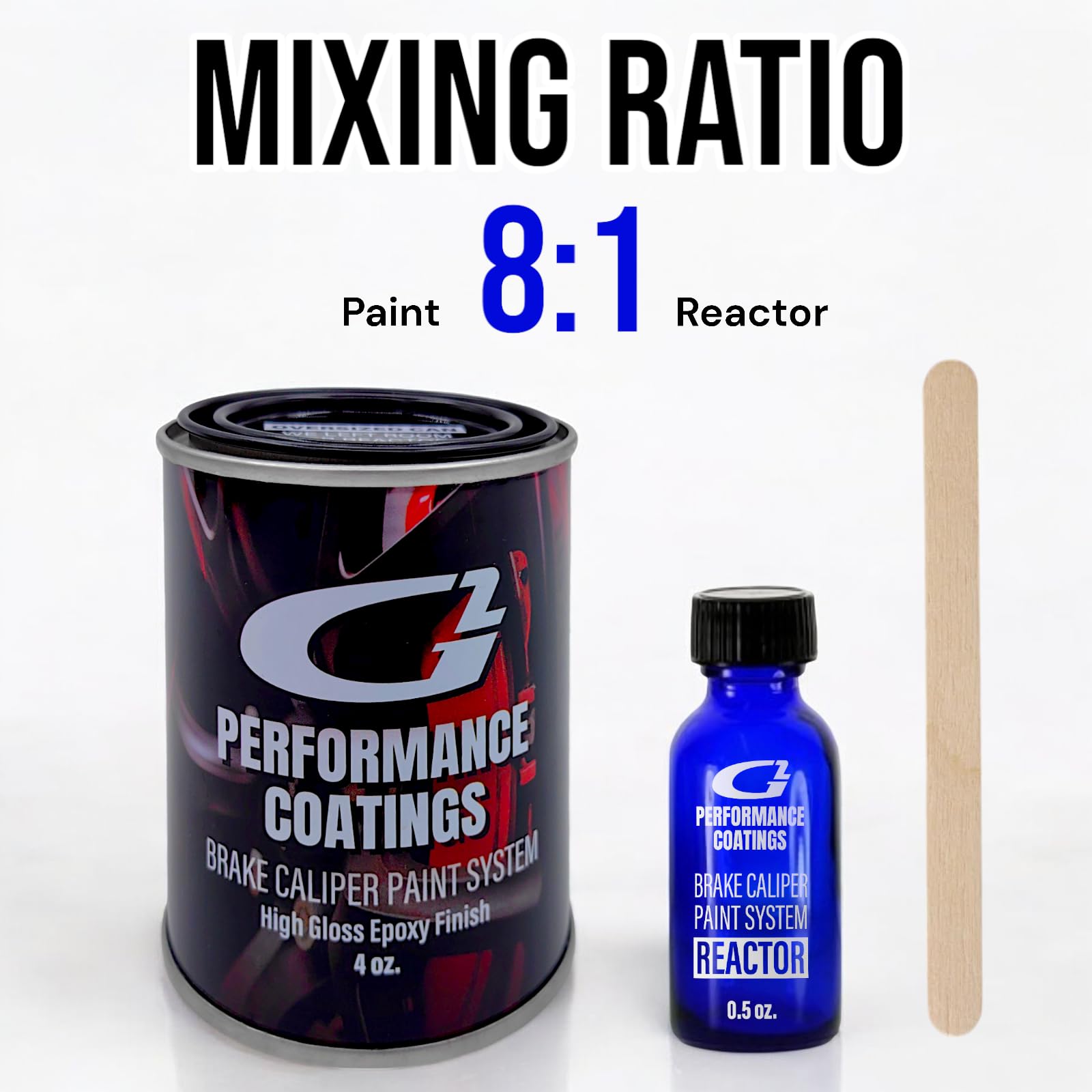 G2 High Temperature Brake Caliper Paint System Set Red G2160 - High Gloss