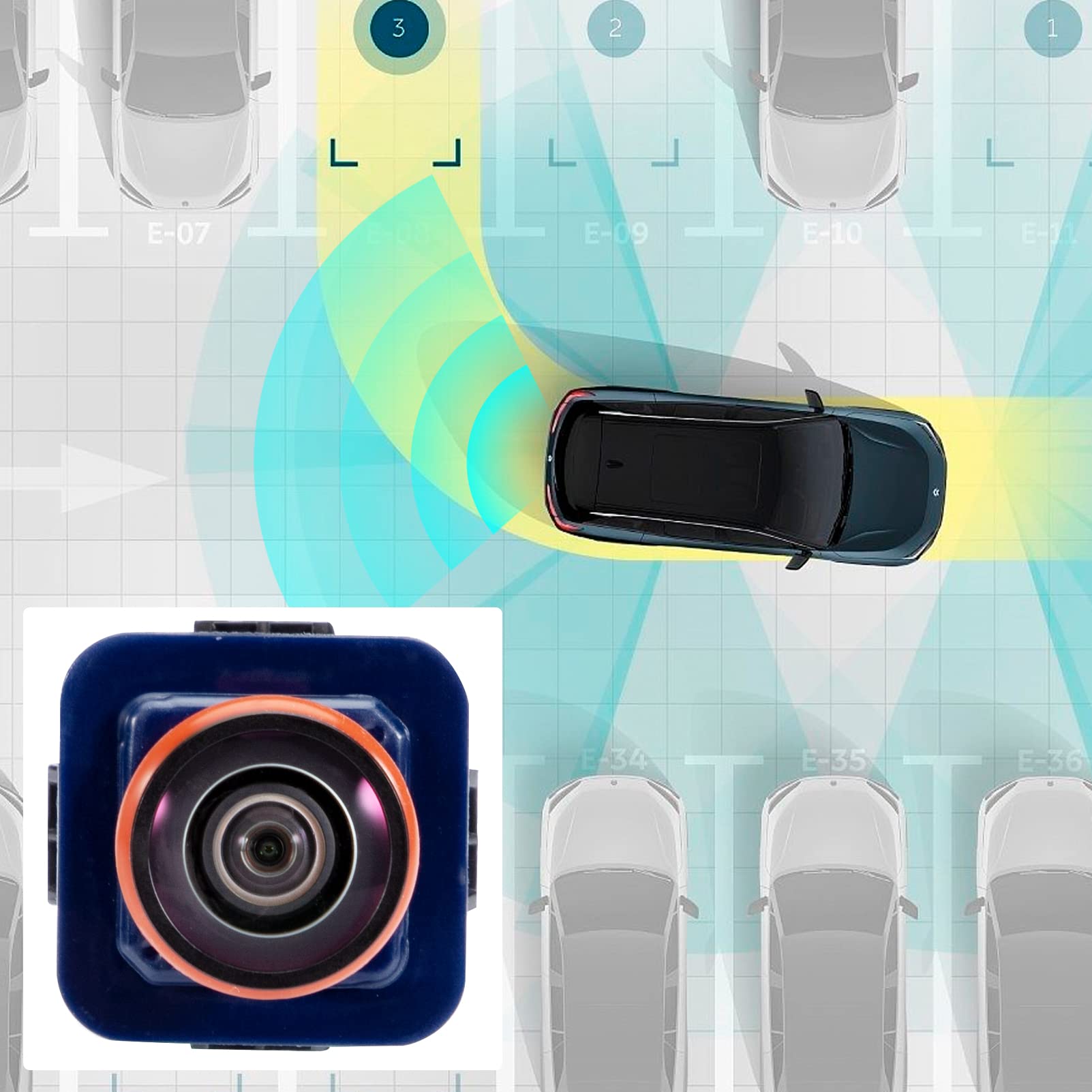 Rear View Backup Camera Compatible With Ford Taurus 2013 2014 2015 2016 2017-2019 Parking Assist Back Up Safety Camera Eg1Z-19G4