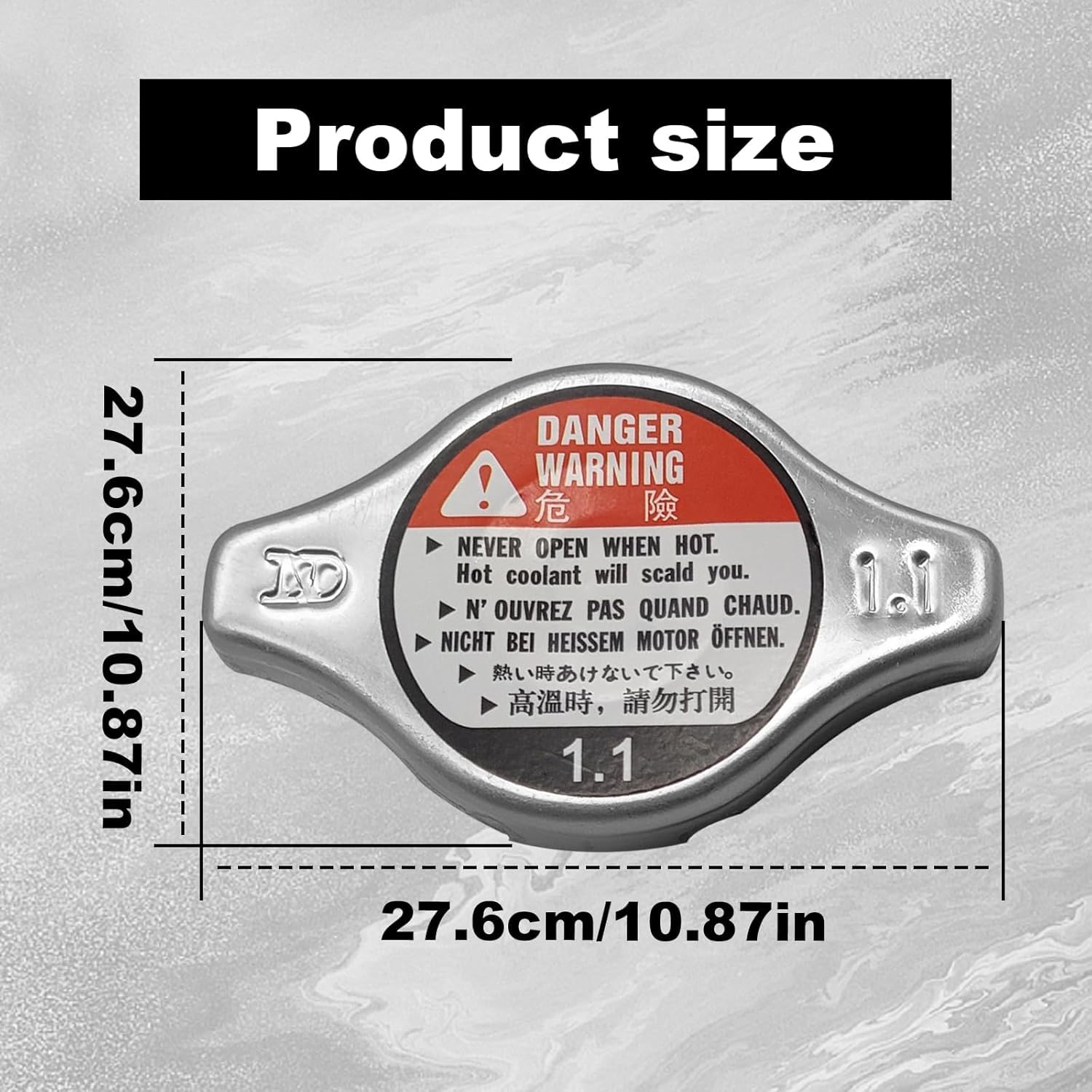 Honda Radiator Cap 19045-PAA-A01 - Compatible with 1994-2006 Accord, 1992-2005 Civic, 1997-2005 CRV, 1995-2007 Odyssey, 2003-200