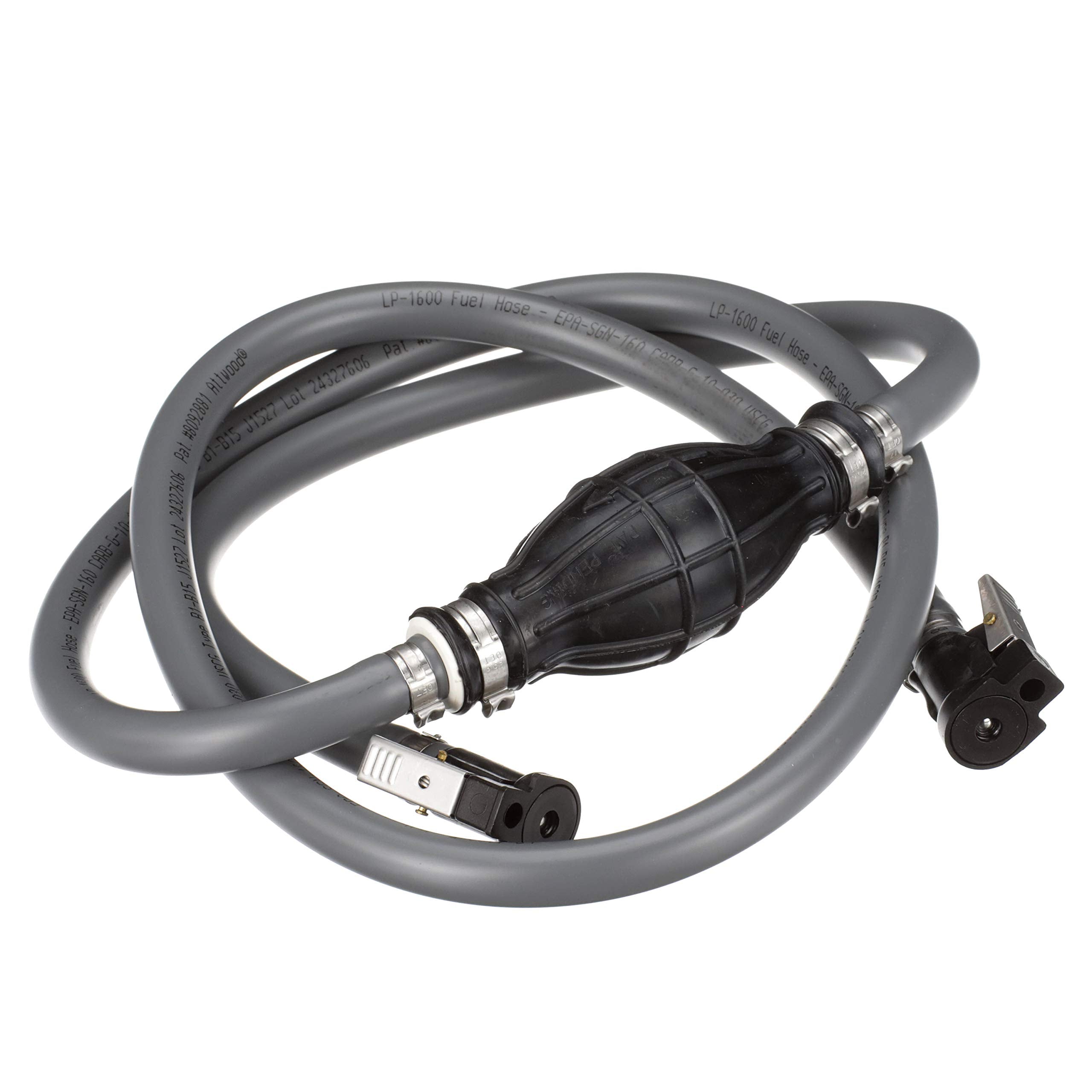 Attwood 93806Elp7 Fuel Line Kit — For Johnson And Evinrude Engines, 6 Feet Long, 3/8-In. Diameter, With Hose Fittings