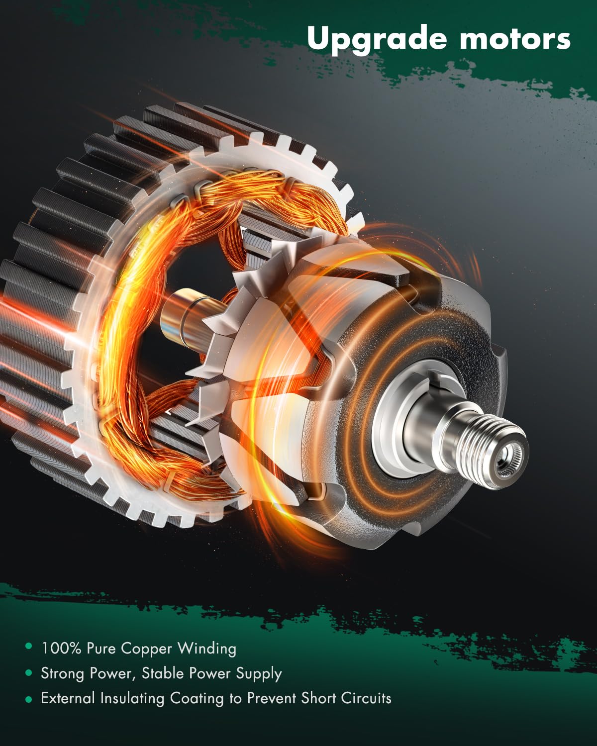 SCITOO Alternator 11592 Fit for Dodge Charger 3.6L 2011-2016, for Dodge For Durango 3.6L 2011-2015, for Jeep Grand For Cherokee