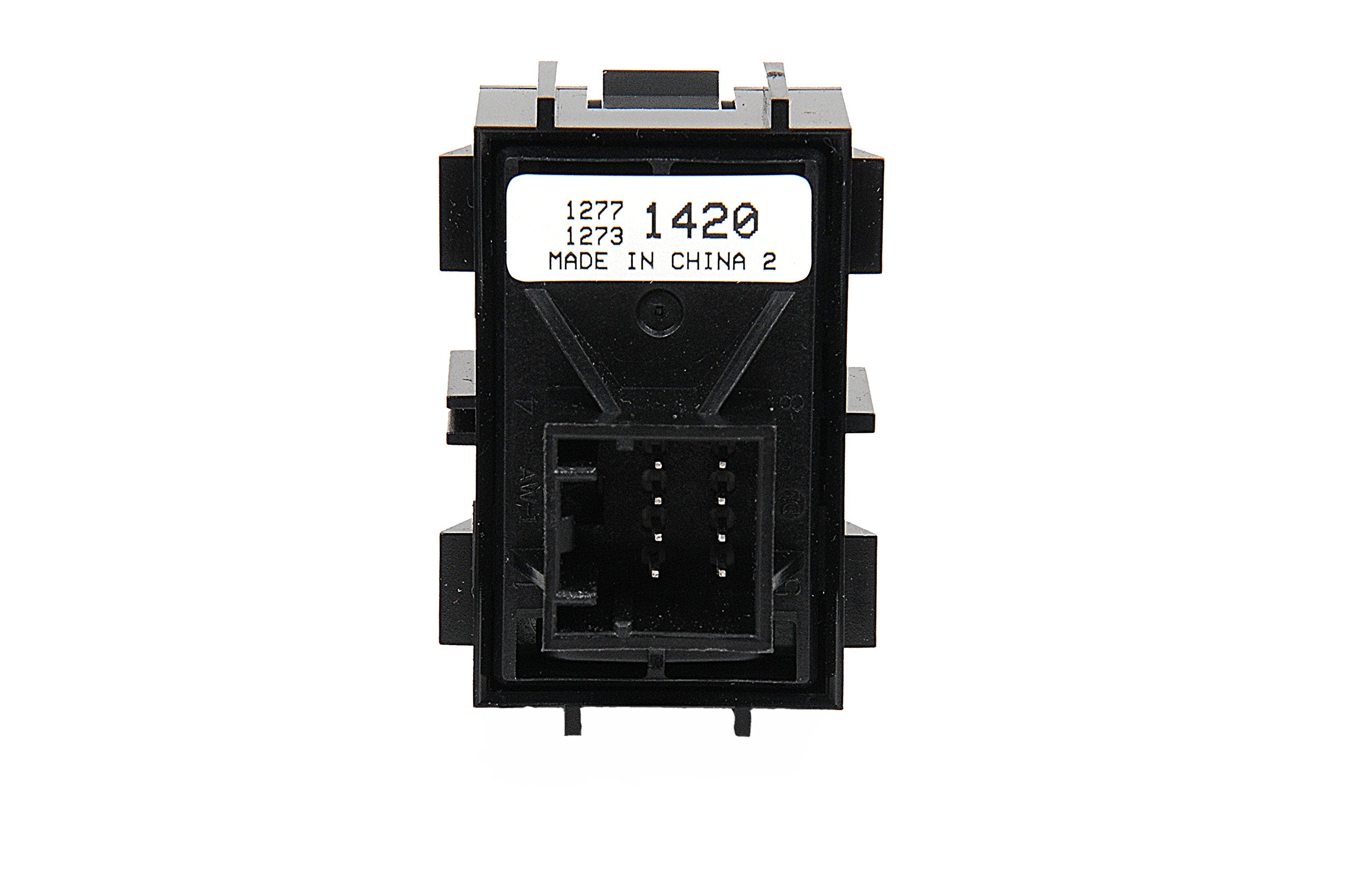 Gm 12771420 Jet Black And Ice Blue Parking Brake Switch