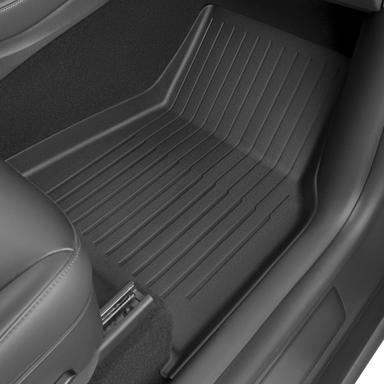 Super Liner 2024-2025 2026 Tesla Model 3 Highland Floor Mats 6-Piece Set | Extra-Thick Tpe All-Weather Floor & Cargo Liners | Pe