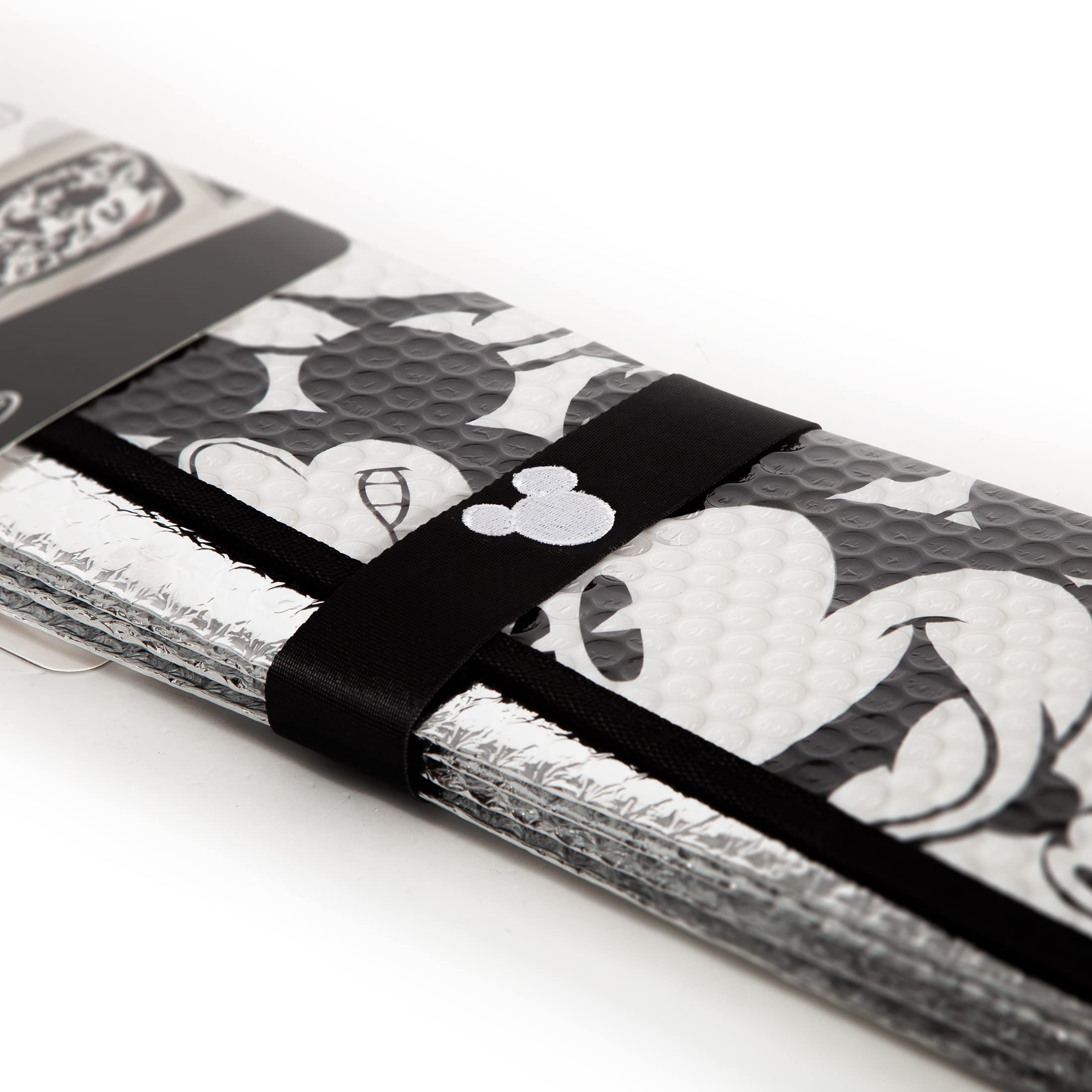 Plasticolor 003689R01 Mickey Mouse Expressions Accordion Style Car Truck Suv Front Windshield Sunshade