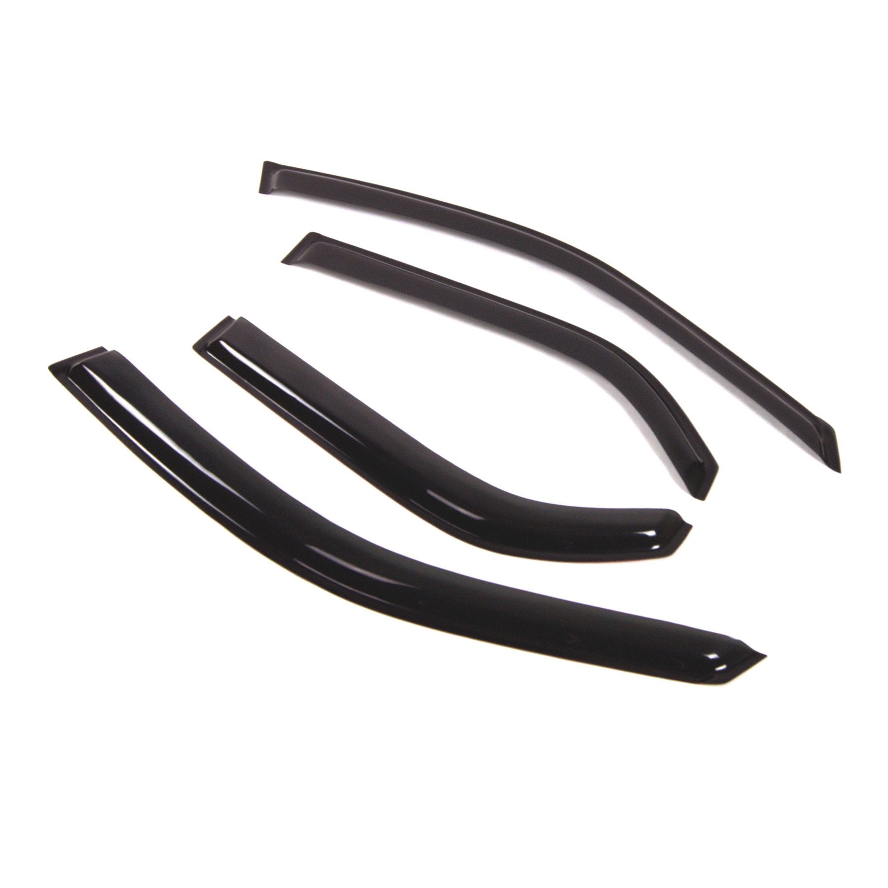 Tuningpros Outside Mount Window Vent Visors Rain Guards Compatible With Acura Mdx 2001-2006 | Side Window Wind Deflectors Rain S