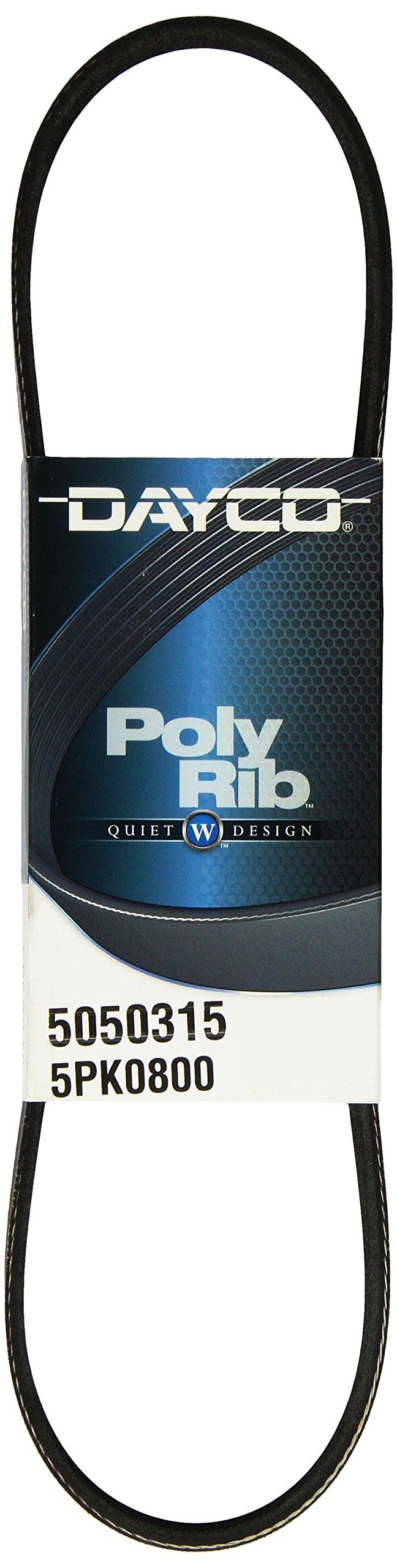 Dayco 5050315 Po14-Rib S Belt , Black