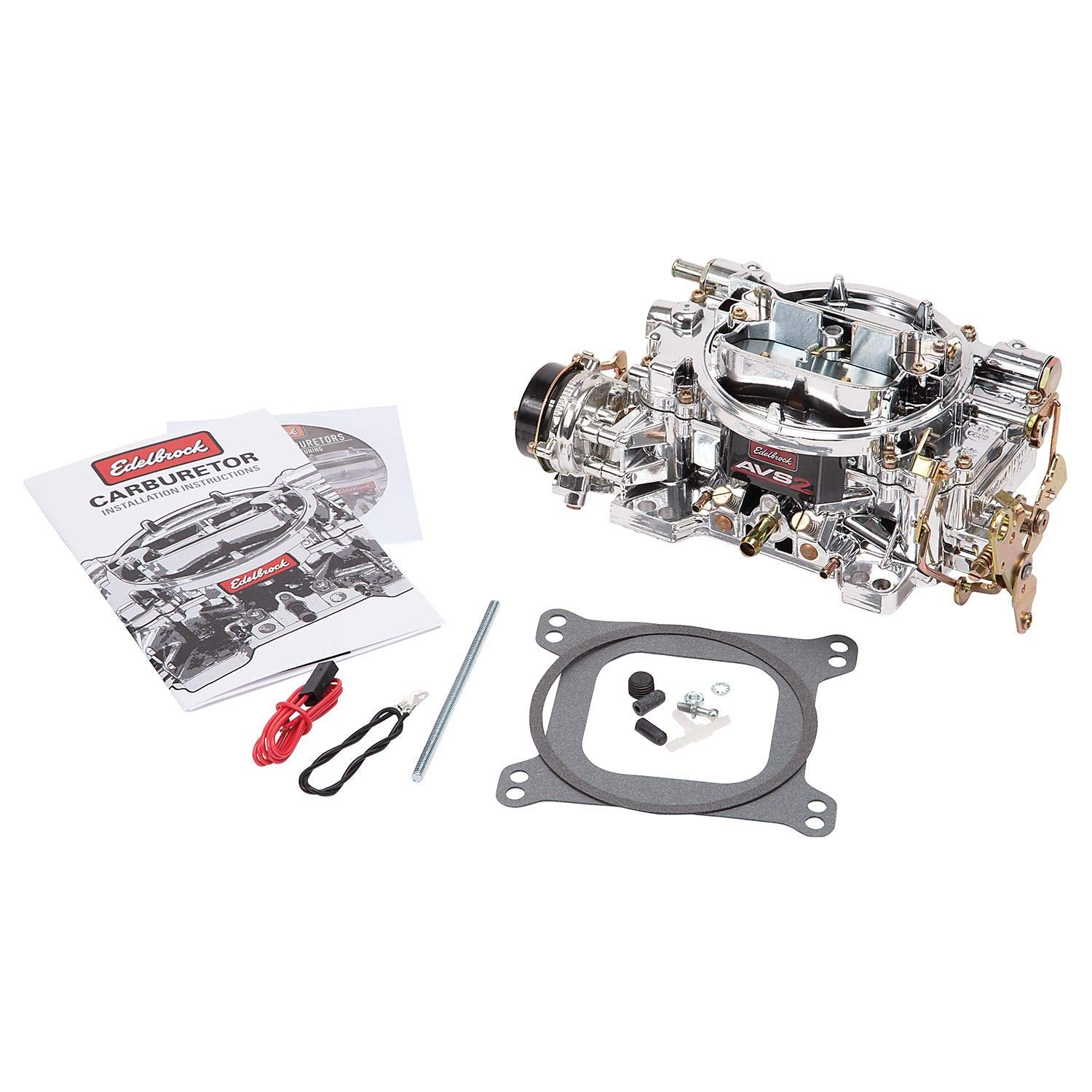 Edelbrock 1906 Avs2 Carburetor 650 Cfm With Electric Choke, Satin Finish