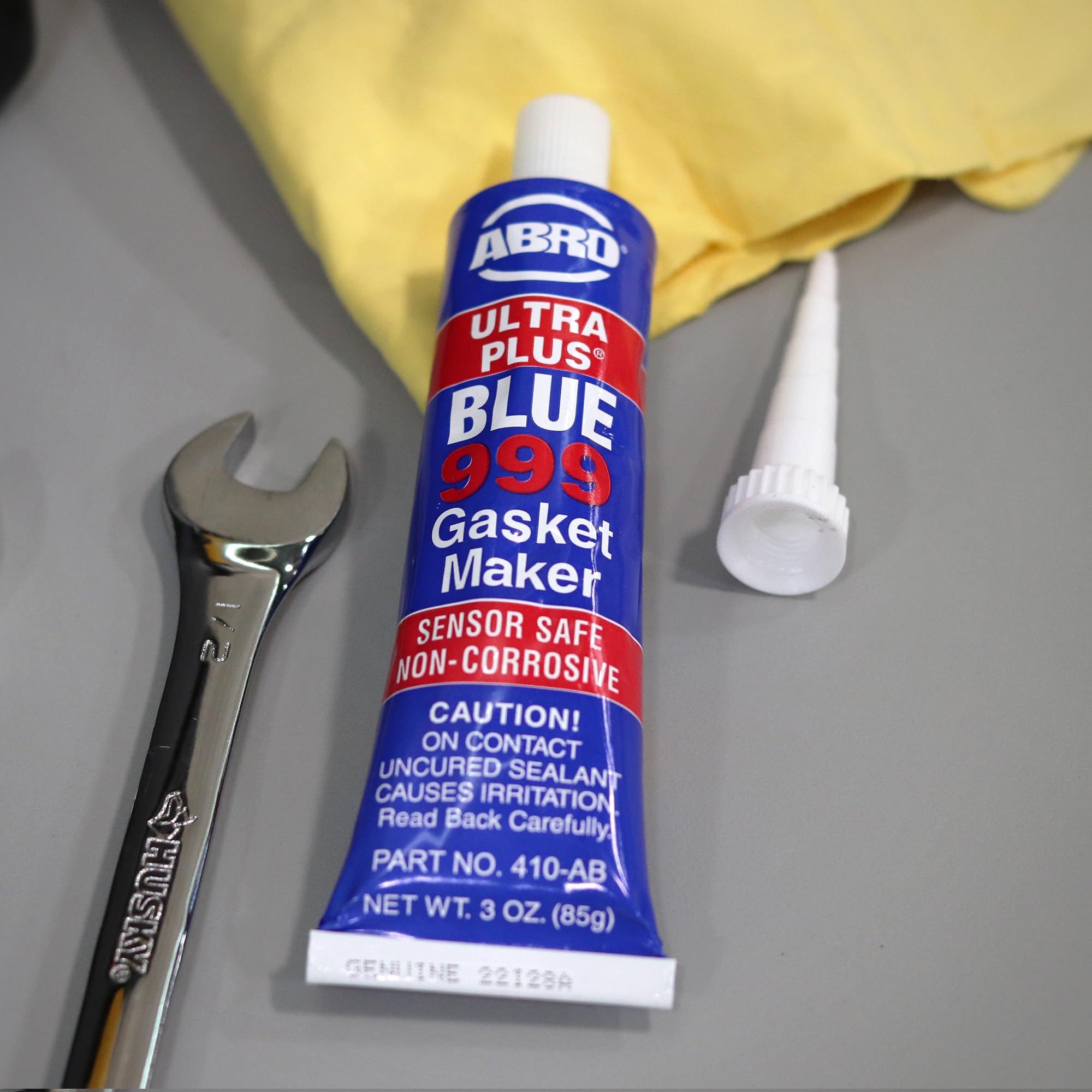 Abro Ultra Plus 999 Rtv Silicone Sealant And Gasket Maker, For Import Engines, Sensor Safe, Non-Corrosive, High Temp Silicone Se
