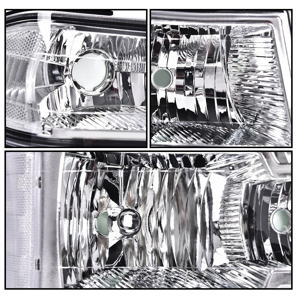 Cheda Front Headlights Assembly Headlamp Compatible With 2004-2012 Gmc Canyon/Chevy Colorado Headlights Assembly Bumper Lights(C