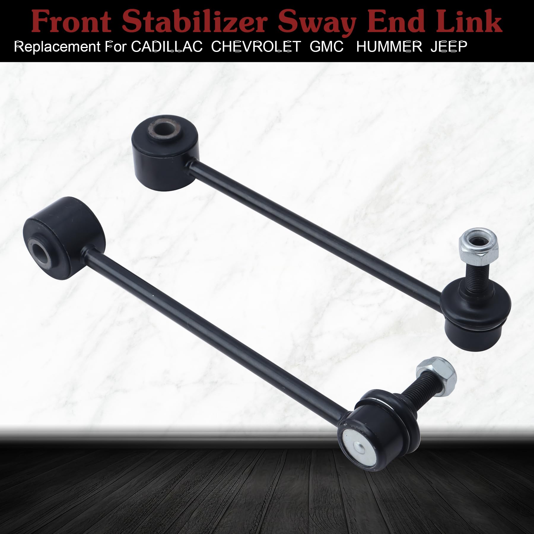 Stiueoav K6700 Sway Bar Link - Rear Stabilizer End Link Compatible With 2002-2020 Escalade?2002-2013 Avalanche?2000-2014 Suburba