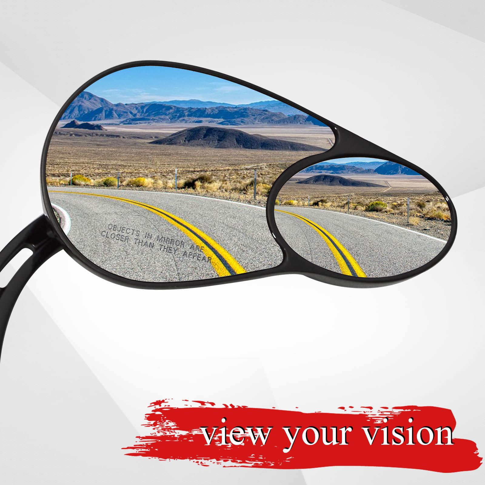 Wowtk Split Vision Rearview Mirrors Fits For Harley 1982-2024 Most Models Road King Street Glide Road Glide Softail Iron 1200 Iron 883 Deluxe Fat Boy Sport Glide Xg750 Xg500 Sportster,Black