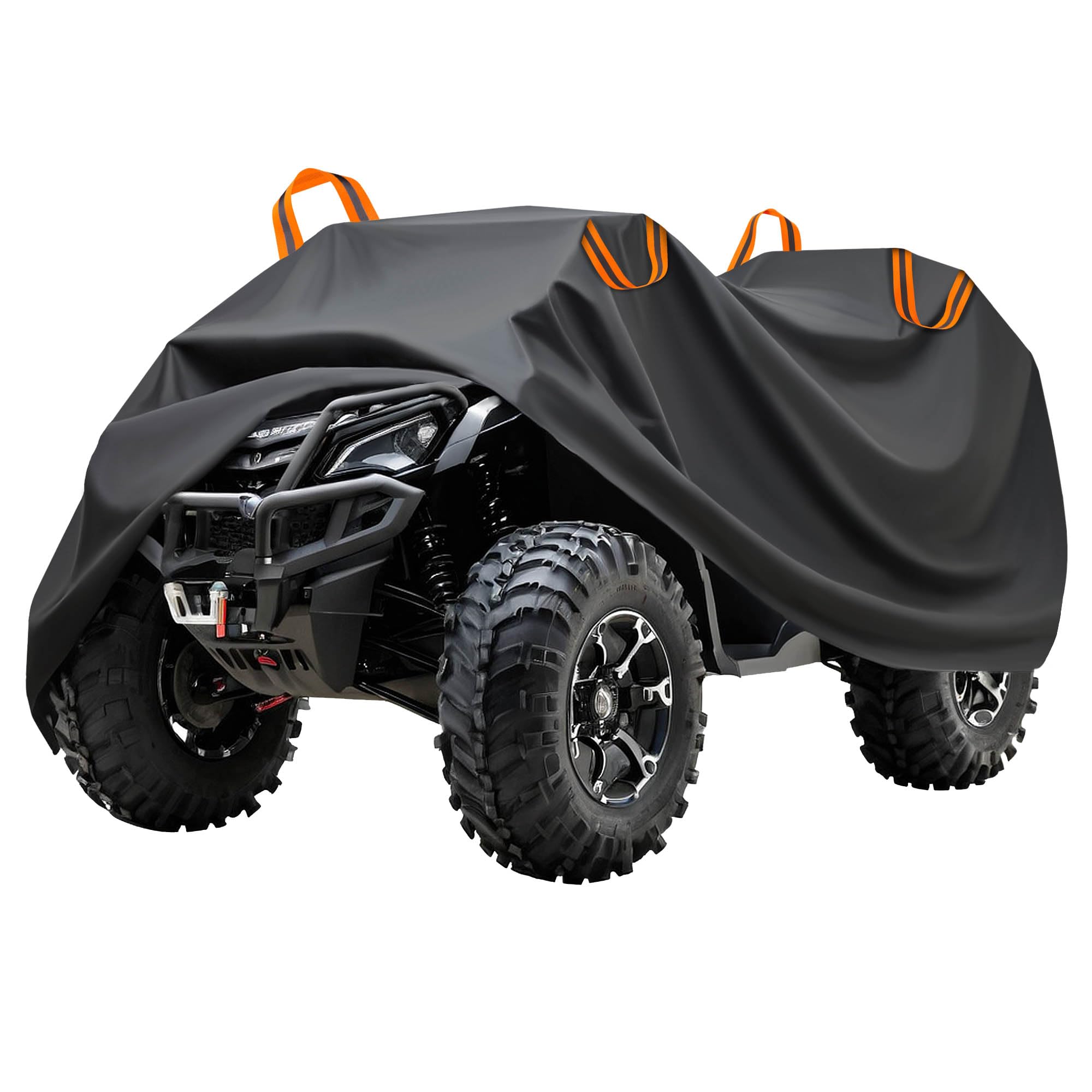 Puroma ATV Cover, XL 82.7'' Waterproof Outdoor Heavy Duty 4 Wheeler Quad Proof All Season UV Protection for Polaris, Sportsman, 
