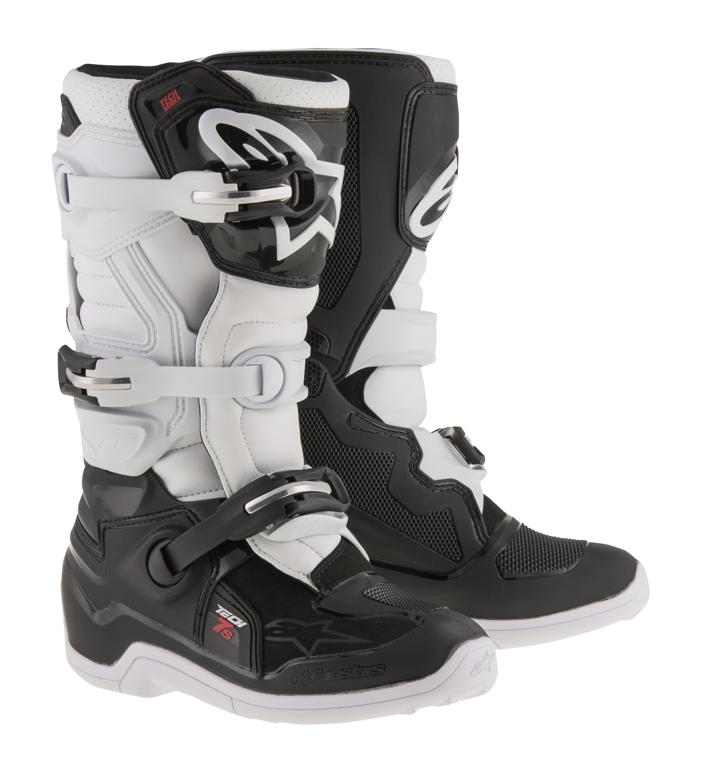 Alpinestars Youth Tech 7S Motocross Boot, Black/White, 8