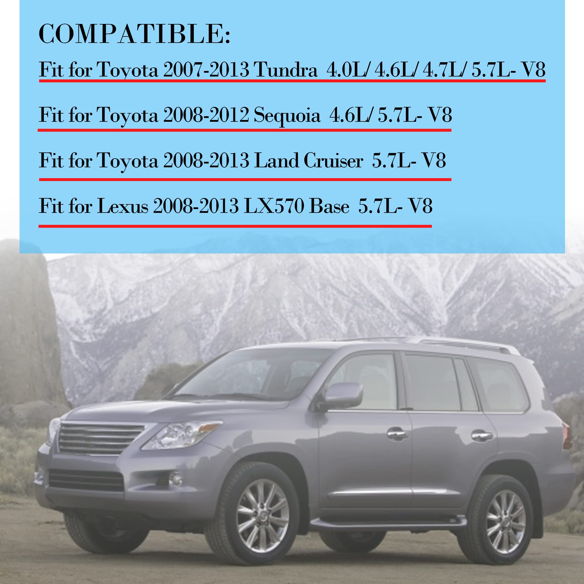 OKAY MOTOR Secondary Air Injection Pump for 2007-2013 Toyota Tundra Land Cruiser Sequoia LX570 4.6L 4.7L 5.7L 17610-0S010 102002