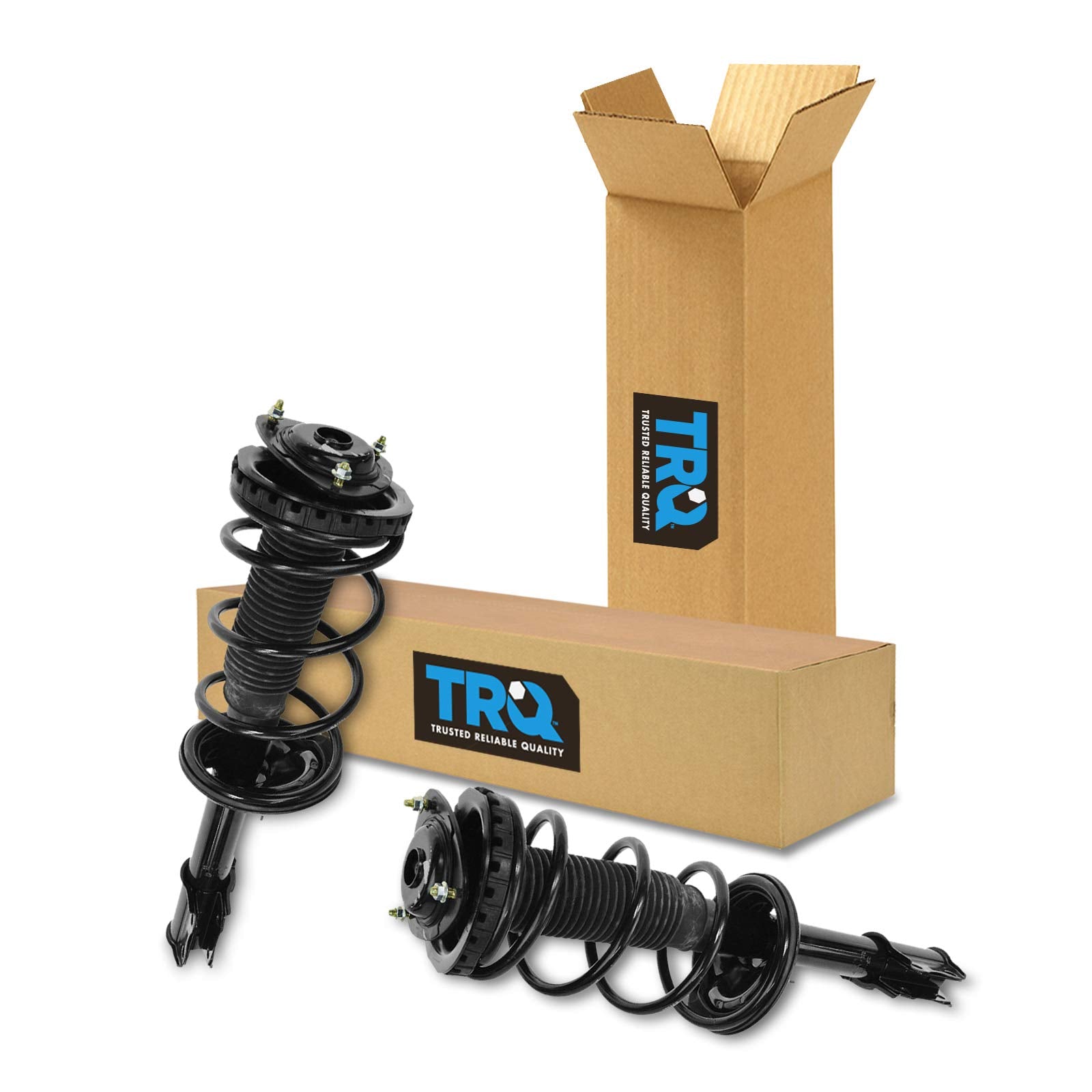 Trq Rear Strut & Coil Spring Assembly Set Driver & Passenger Sides Compatible With 98-99 Subaru Legacy