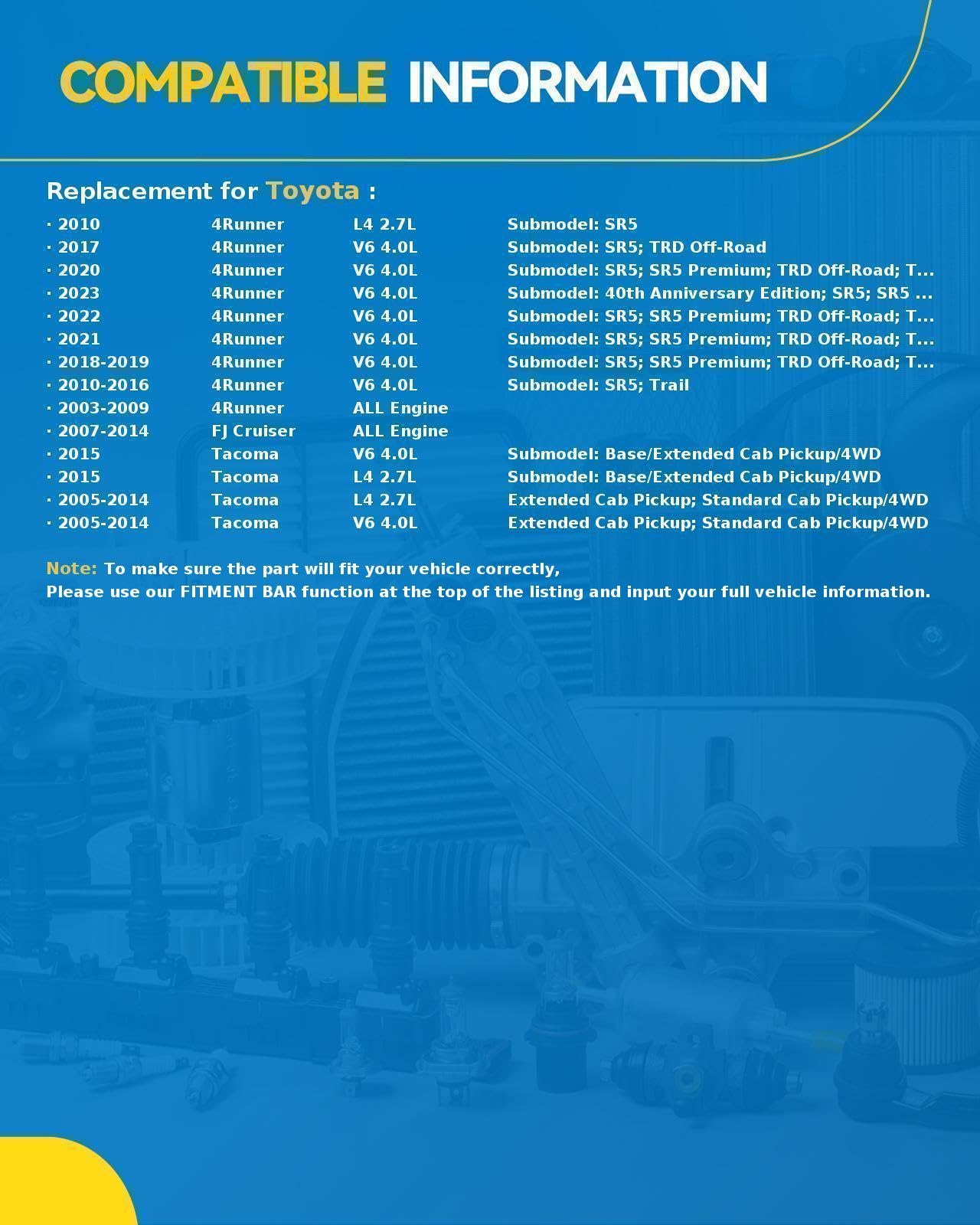 Philtop Front Struts Assembly Shock Absorber Fits 4Runner 2003-2020, Fj Cruiser 2007-2014, Tacoma 2005-2015, Quick Suspension 17