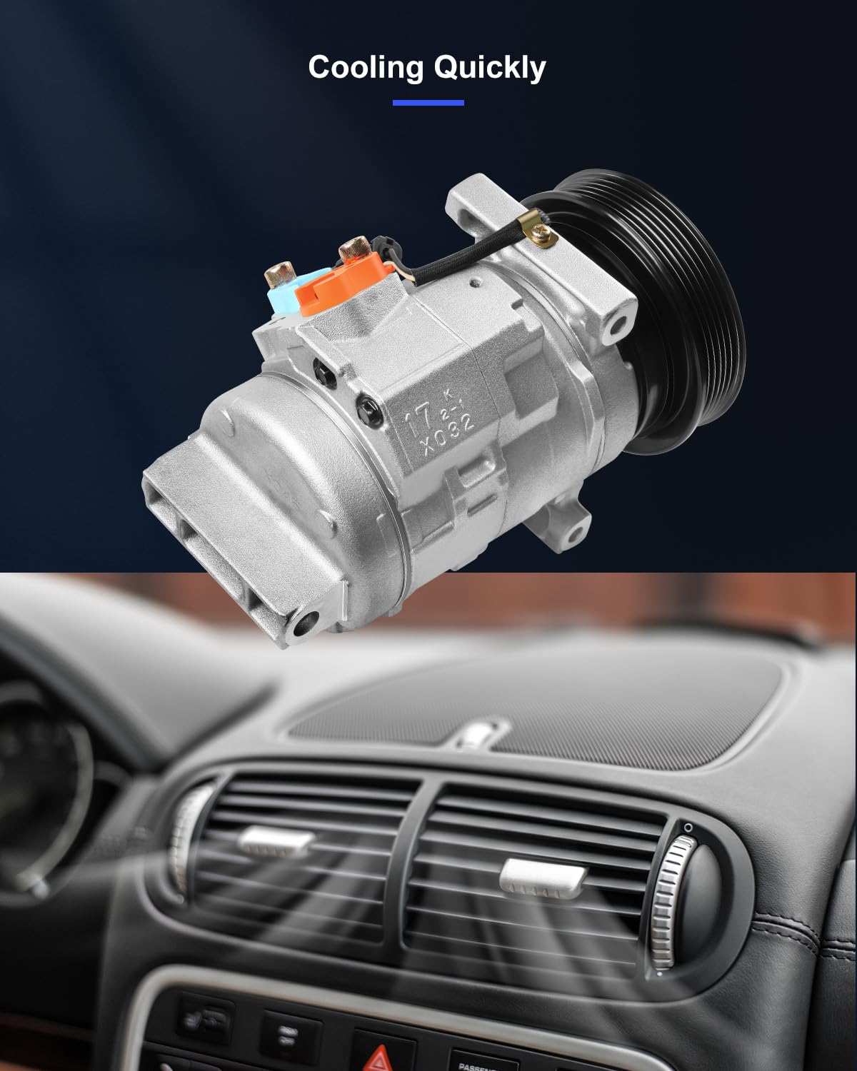 Eccpp Ac Compressor 2005 2006 For Chrysler 300 For Dodge Charger Magnum 3.5L Ac Compressor With Clutch