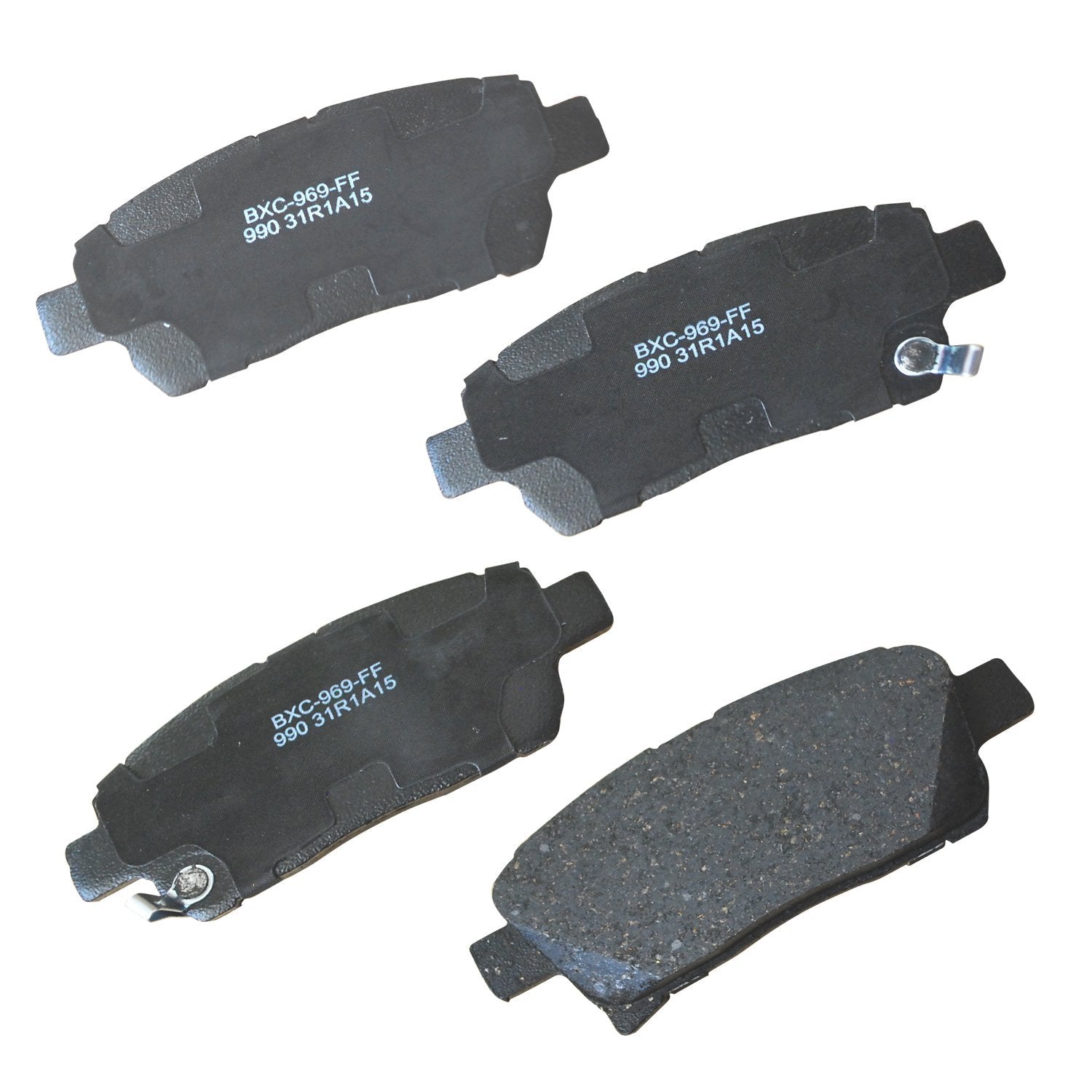 Bendix Premium Sbc990 Ceramic Front Brake Pads For Scion Iq 2015-2013, Xa 2004, Xb 2004, Toyota Echo 2005-2003, Mr2 Spyder 2006-