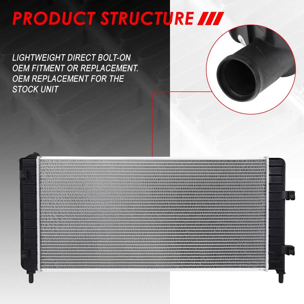 Auto Dynasty Radiator Compatible With 05-11 Buick Allure Lacrosse Chevy Impala Monte Carlo 3.5L 3.6L 3.9L At, Dpi 2827 Factory S