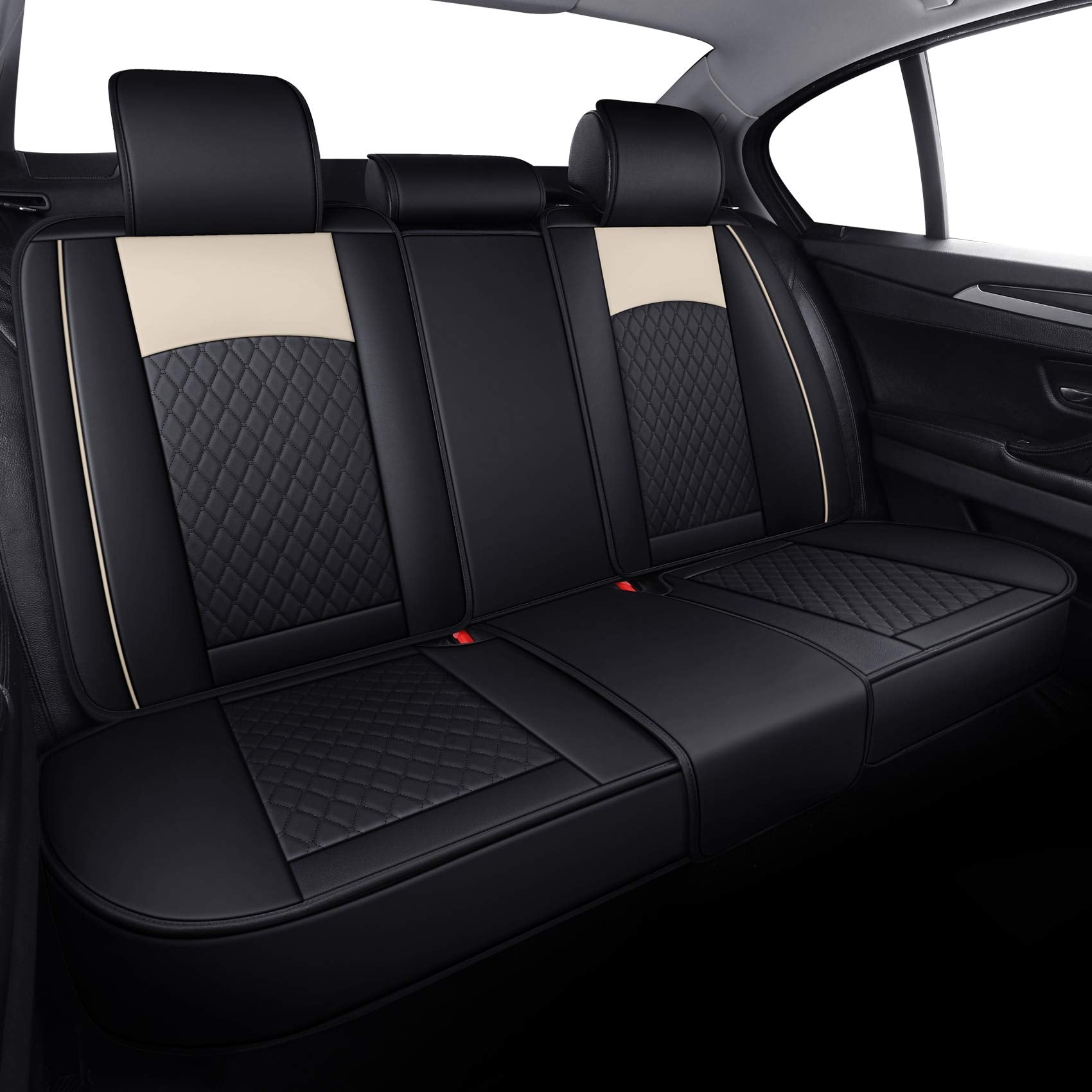 Aierxuan Seat Covers For Cars Women Leather Waterproof Universal Fit For Hyundai Elantra Sonata Ford Forte Honda Civic Crv Toyot