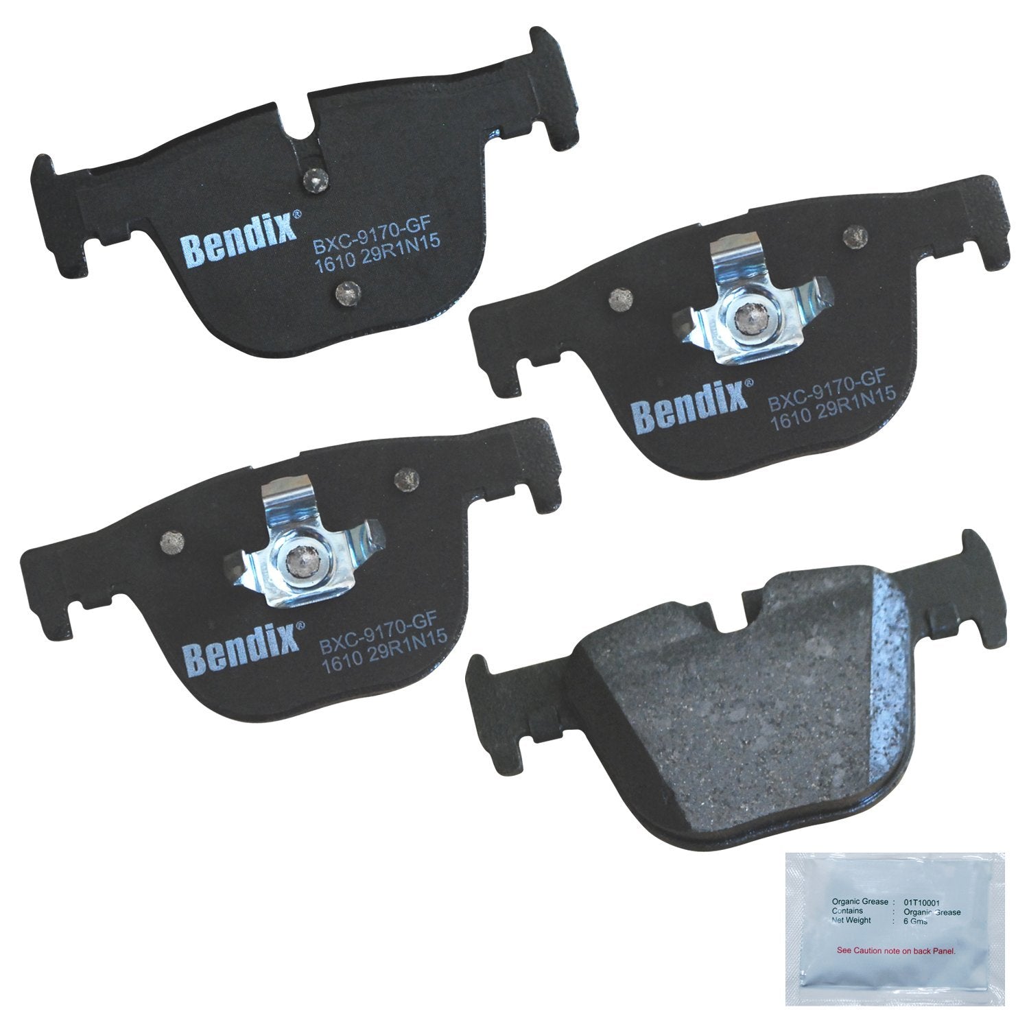 Bendix Priority1 Cfc1610 Ceramic Rear Brake Pads For Select Models Bmw 328I, 328I Xdrive, 330I, 330I 335I, 335I Gt 340I, 340I 42