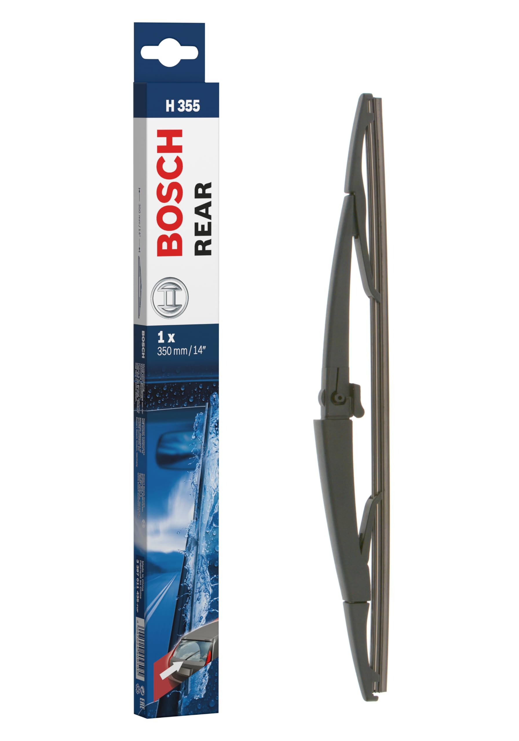 Bosch H355 Rear Wiper Blade; 14'' - Single