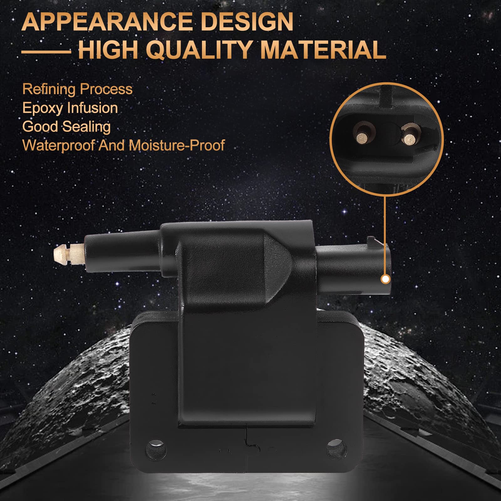 5252577 Ignition Coil Pack Fits For Dodge Caravan B150 B250 B350 92-94 B2500 B3500 95-97, For Chry Voyager Sundance 91-195 Repla