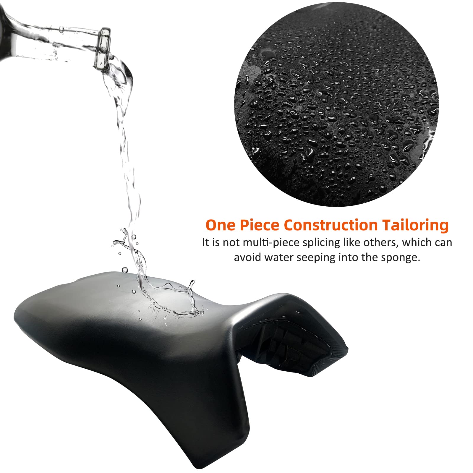 M Mati Atv Seat Cover Leather Compatible With Polaris Sportsman 500 400 300 700 450 600 800 Mv7 Hawkeye 2005-2014, Mpn# 2683434-