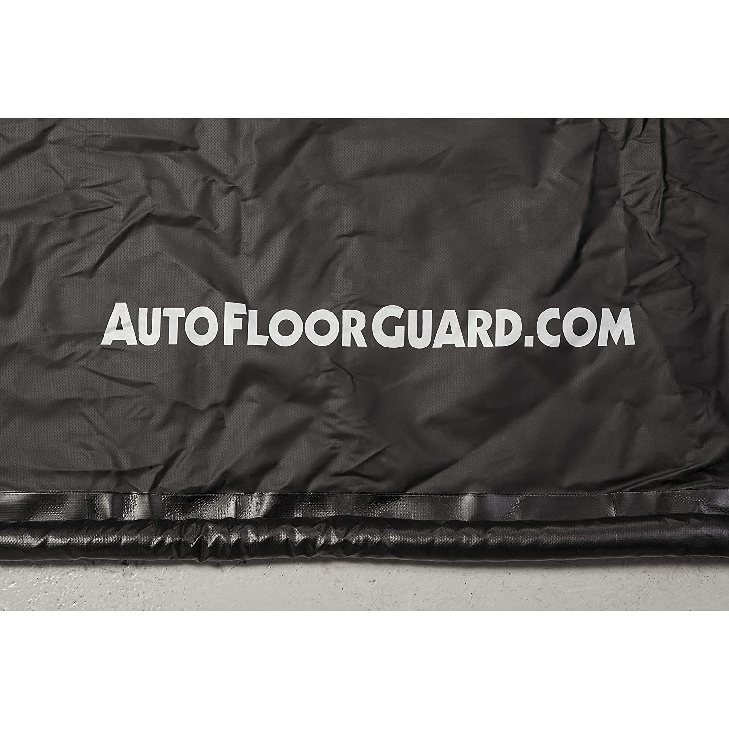 Autofloorguard Afg8520 8.5’X20’ Suv & Truck Heavy Duty Garage Floor Mat For Under Truck For Rain, Ice, And Mud W/ Stay-Put Corner And Telescoping Squeegee