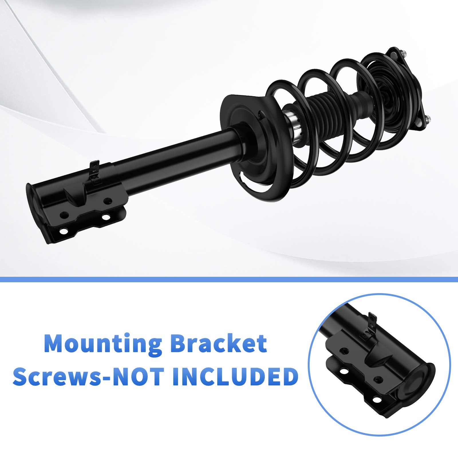 Yitamotor Front Struts Complete Strut Suspension Compatible With 2007-2012 Dodge Caliber, 2007-2014 Jeep Compass, 2007-2014 Jeep