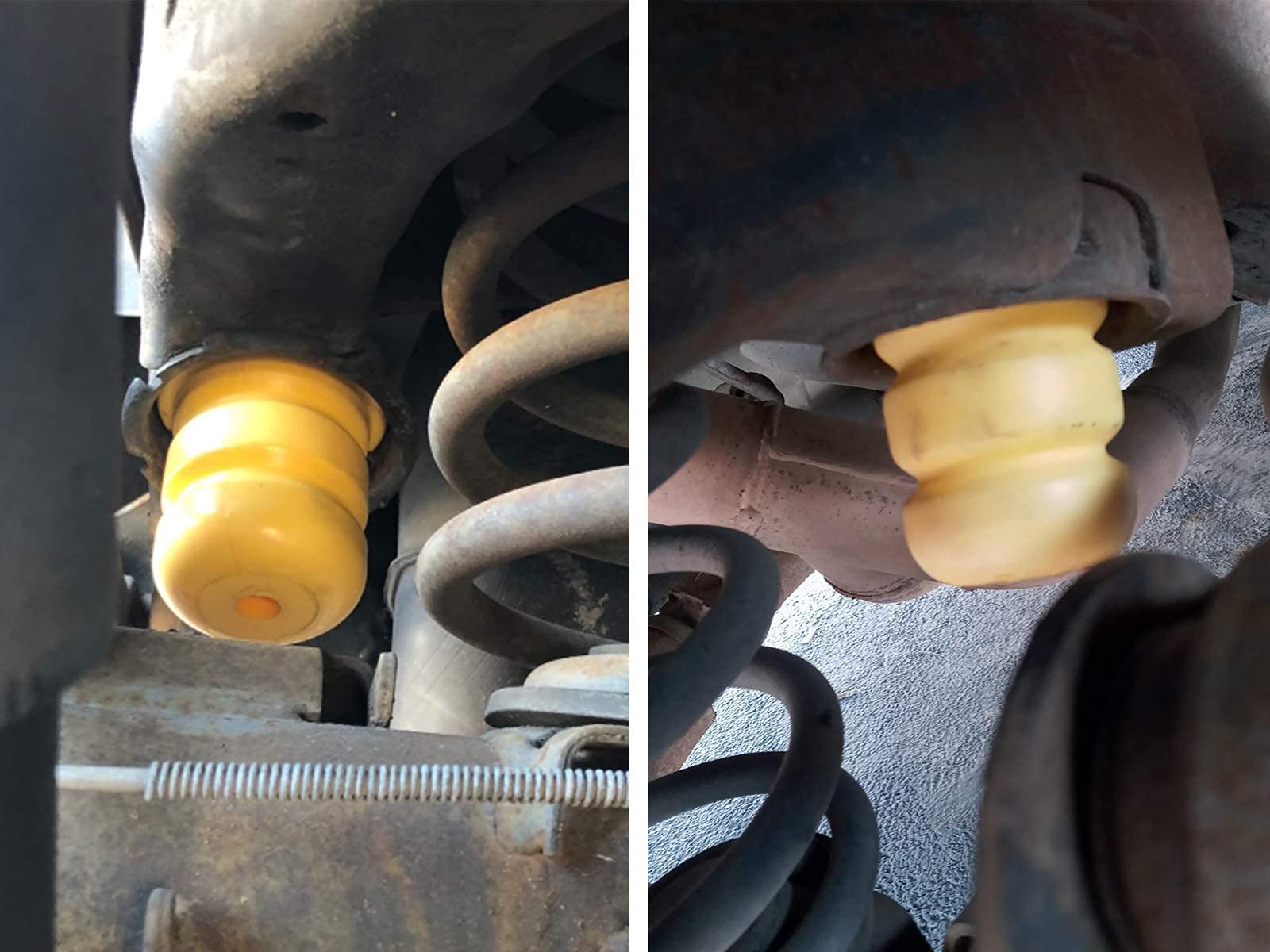 Autoacc Rear Bump Stops Axle Bumper Compatible with Chevy Tahoe Suburban Yukon 2000-2020, Avalanche 2002-2013, Escalade 2002-202