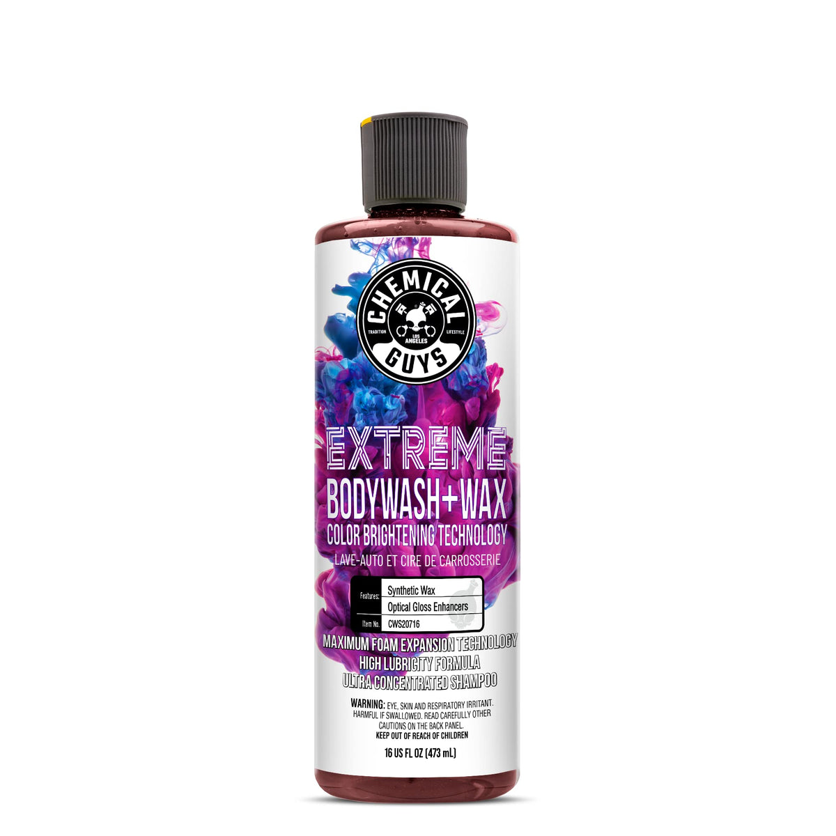 Chemical Guys Cws20716 Extreme Bodywash & Wax Foaming Car Wash Soap, (Works With Foam Cannons, Foam Guns Or Bucket Washes) Safe