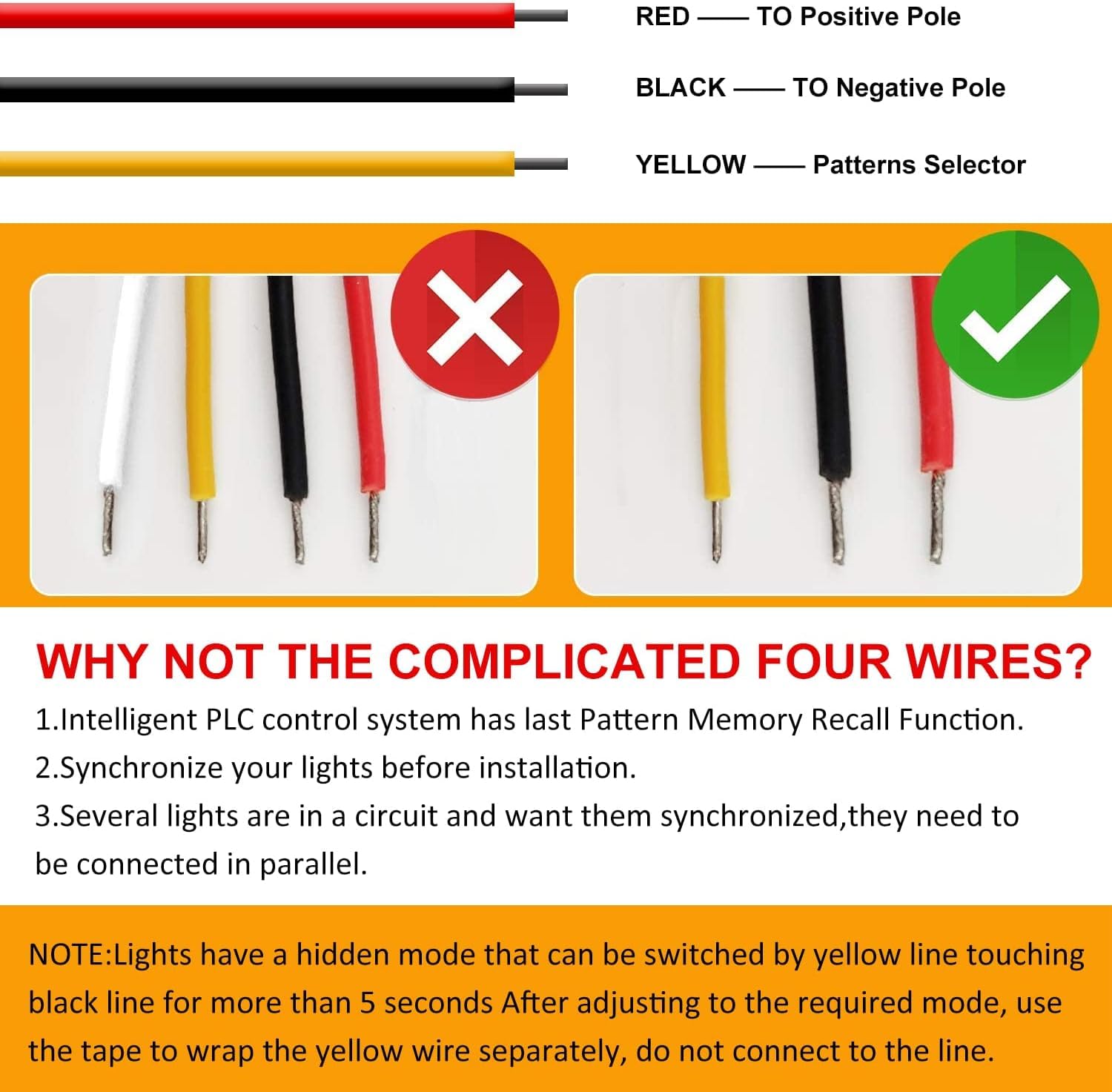 12-24V 24-Led Super Bright Led Emergency Strobe Lights Warning For Cars Trucks Vehicle Suv Caution Hazard Construction Waterproo