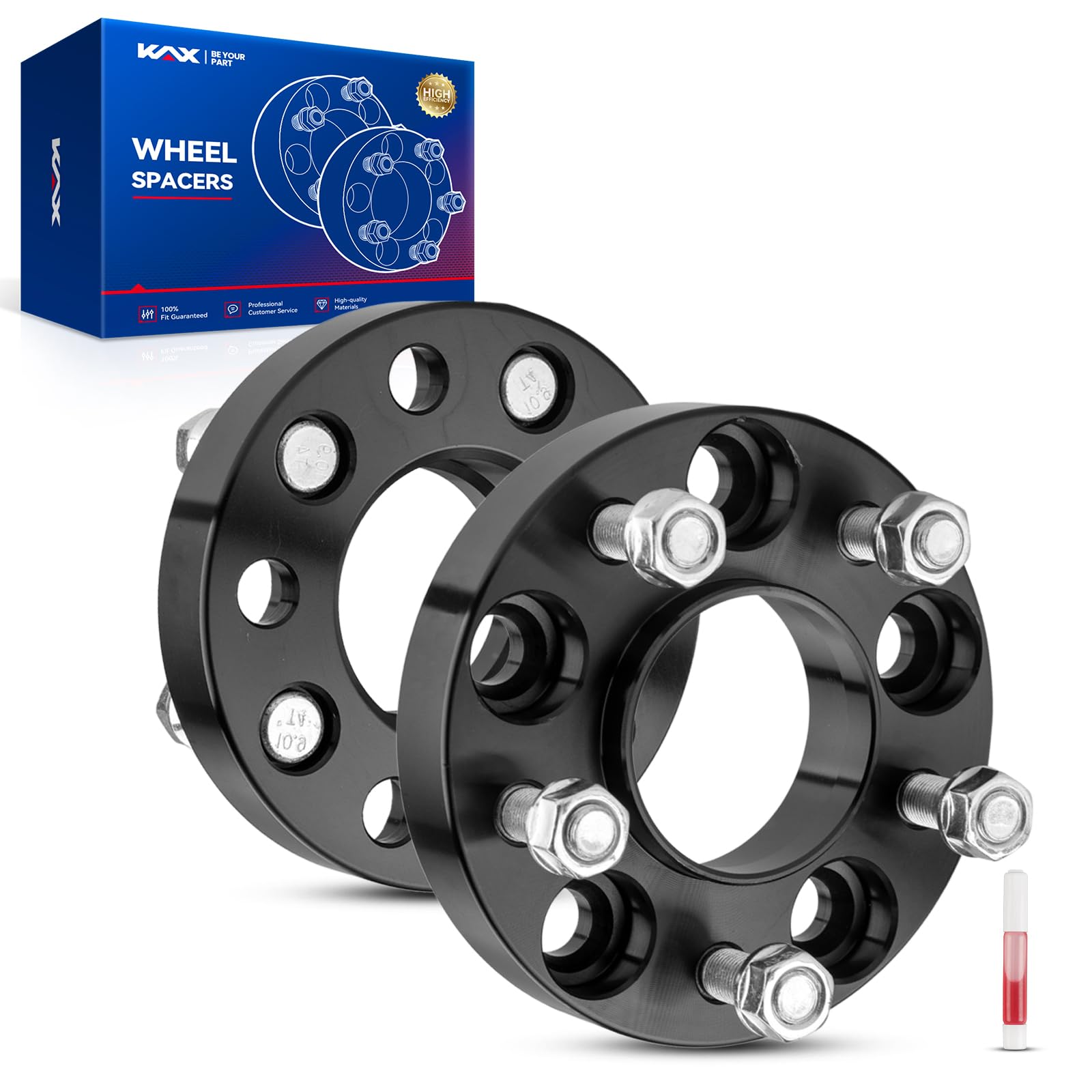 Kax 5X4.5 Wheel Spacers,1 Inch 5 Lug Hub Centric Wheel Spacers Fit For Explorer, Ranger, Grand Marquis, Town Car, Explorer Sport