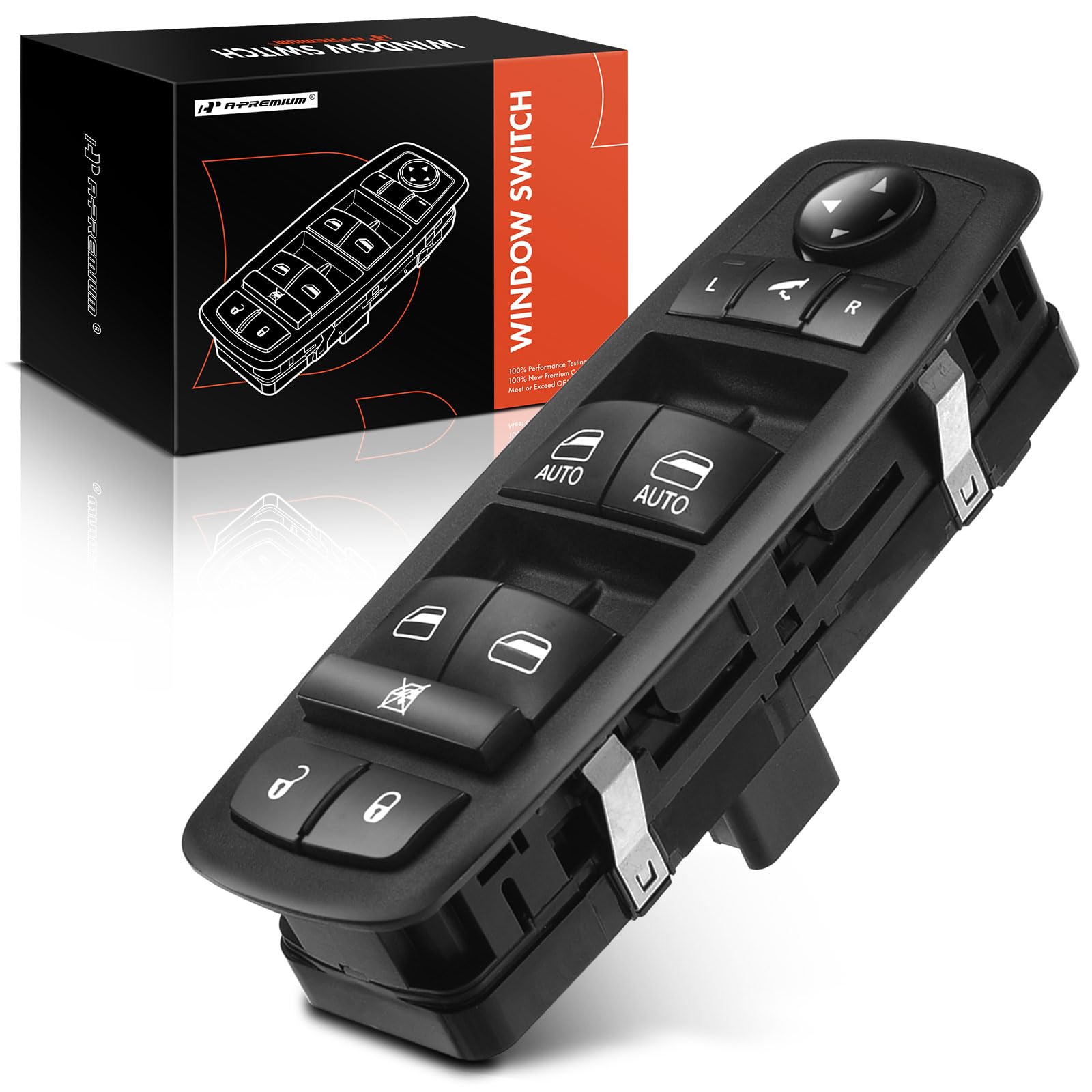 A-Premium Master Power Window Switch Compatible with Chrysler Town & Country 2012-2016 & Dodge Grand Caravan 2012-2016, V6 3.6L 