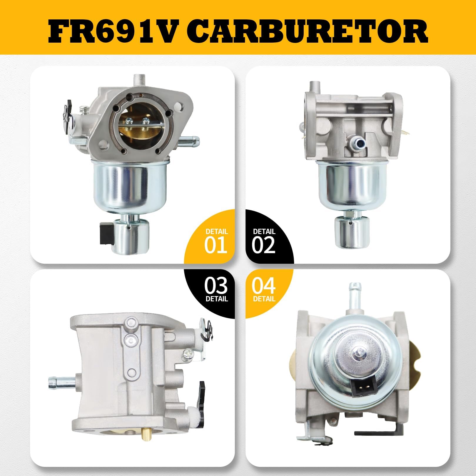 Jecoupoon FR691V Carburetor Compatible with 15004-0985 FS691V 15004-0829 Carb 23 Hp Engine