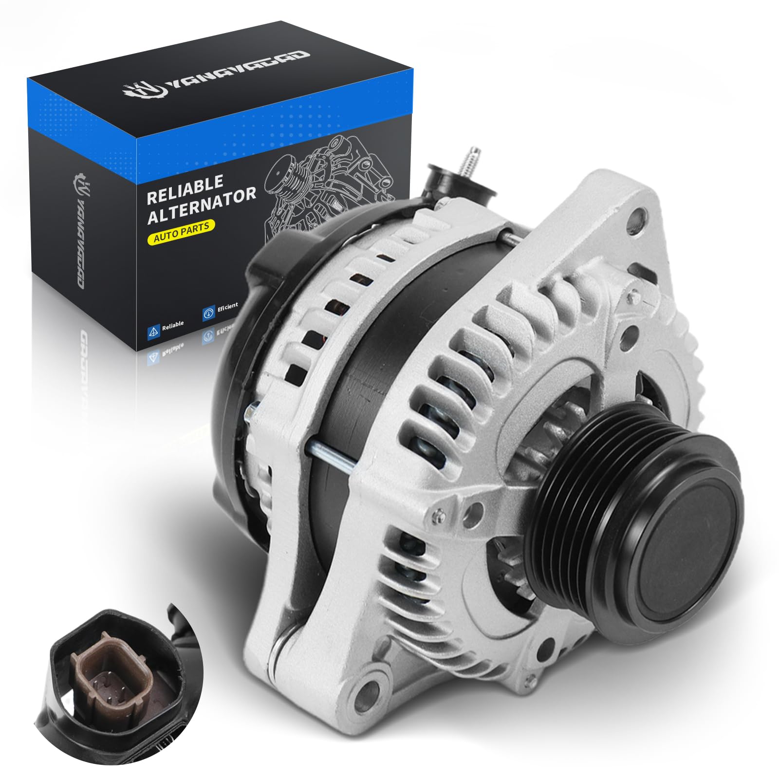 YINAVAGAD 31100-RV0-A01 Alternator for Honda Pilot 3.5L 2012 2013 2014 2015, Odyssey 2011 2012 2013, Ridgeline 3.5L 2012 2013 20