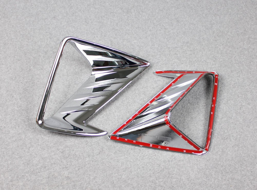 Fit For Toyota Rav4 2016 2017 2018 Chrome Front Fog Light Lamp Cover Bezel Trims
