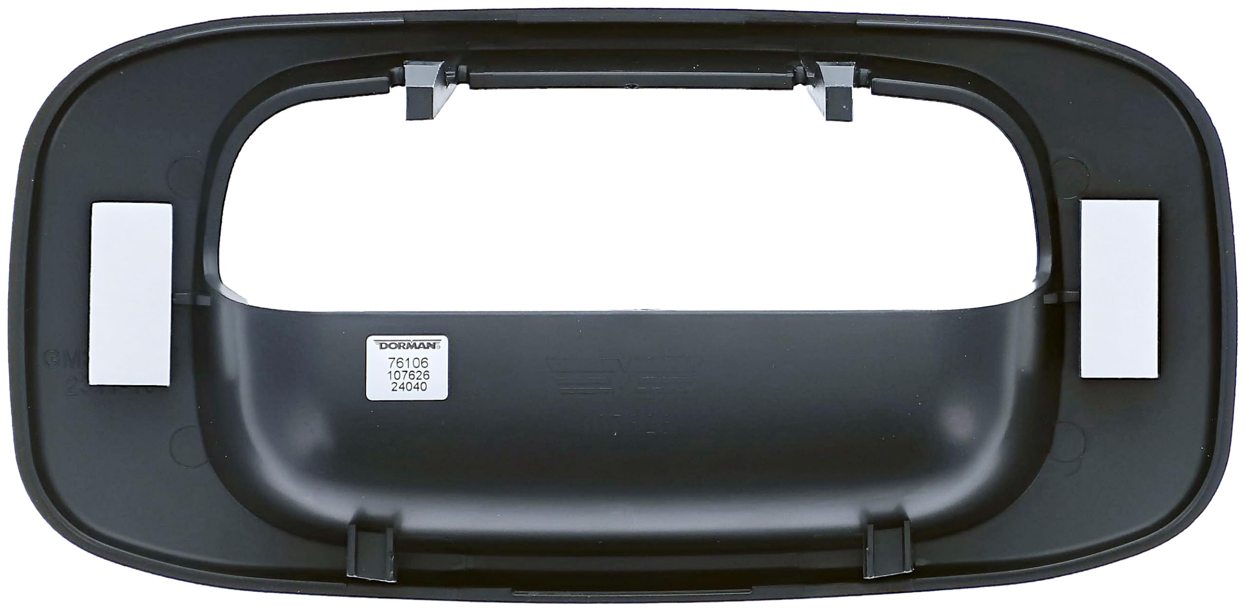 Dorman 76106 Tailgate Handle Bezel Compatible With Select Chevrolet / Gmc Models Textured Black