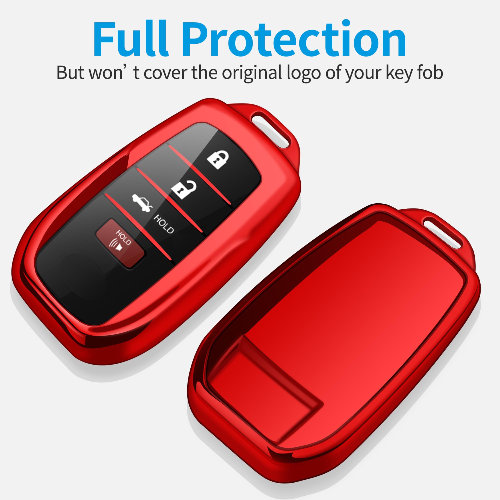 Compatible With Toyota Key Fob Cover With Keychain,Key Shell Case For 2025 Camry 2021-2024 Venza,Rav4 Prime,Sienna, 2019-2024 La