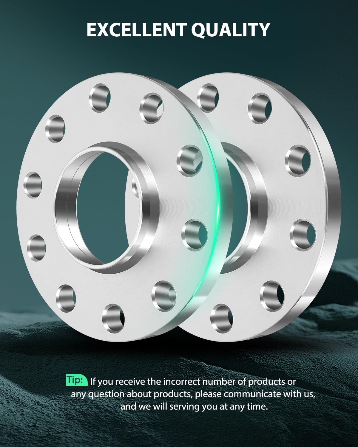 SCITOO 2Pcs 15mm 5 Lug 5x130 Wheel Spacers fit for Panamera Wheel Spacers for Cayenne Wheel Spacers for 911 for Boxster Wheel Sp