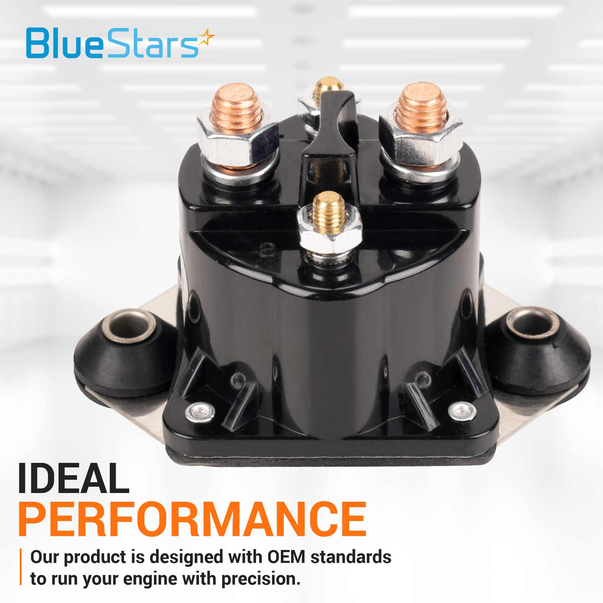 Bluestars (Updated) 12V Starter Solenoid Relay 89-817109A3 89-817109A2 89-817109A1 - Compatible With Mercury Marine Outboard 40 50 75 90 120 V135 V225 V250 V150 V175 V200, Force Marine 40 50 75 90 120