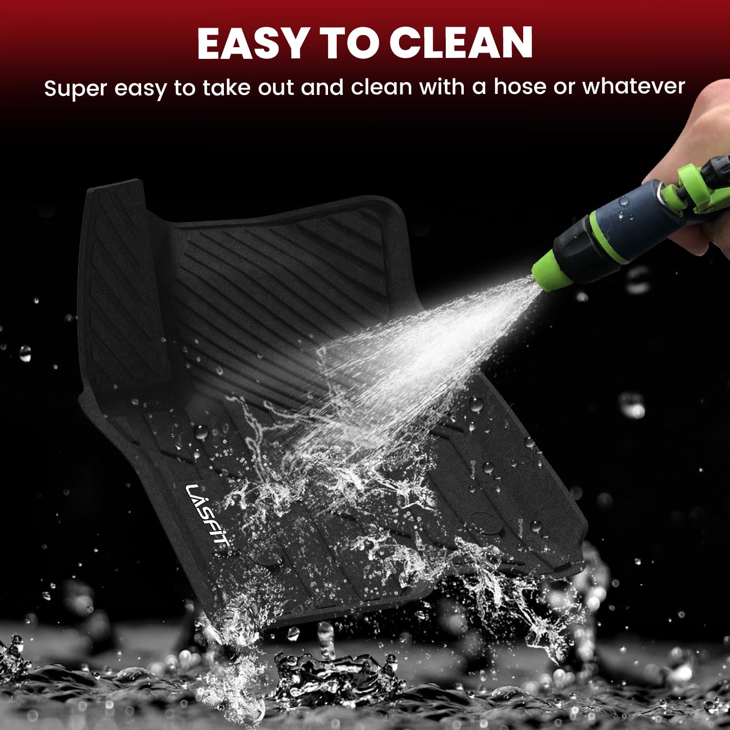 Lasfit Floor Mats For Chevrolet Chevy Suburban/Gmc Yukon Xl & Yukon Xl Denali/Cadillac Escalade Esv 2021-2025 & 7 Seats (Not Fit