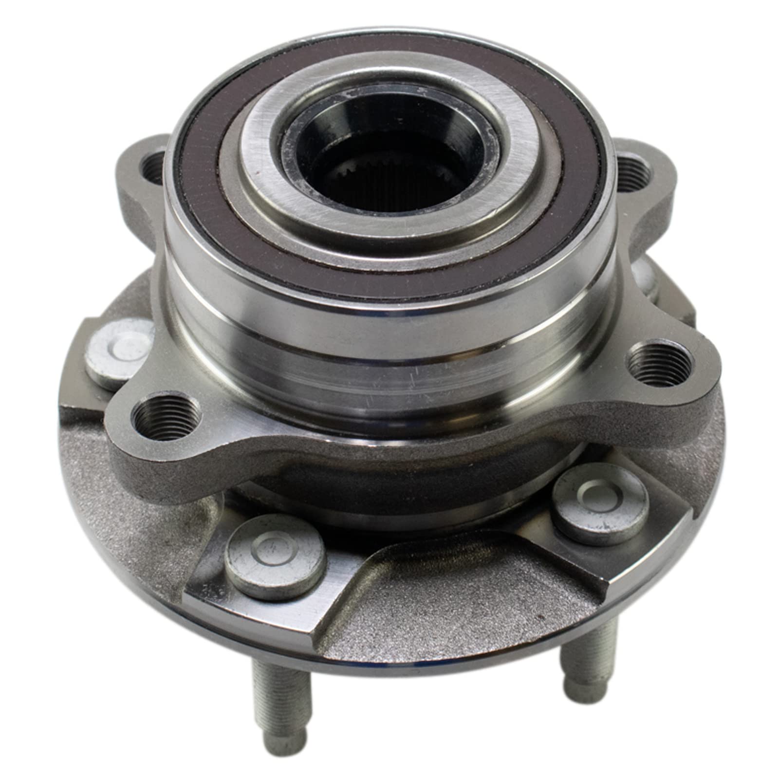 Trq Front Left Right Wheel Hub Bearing Assembly Driver Passenger Side Compatible With 2013-2019 Ford Explorer