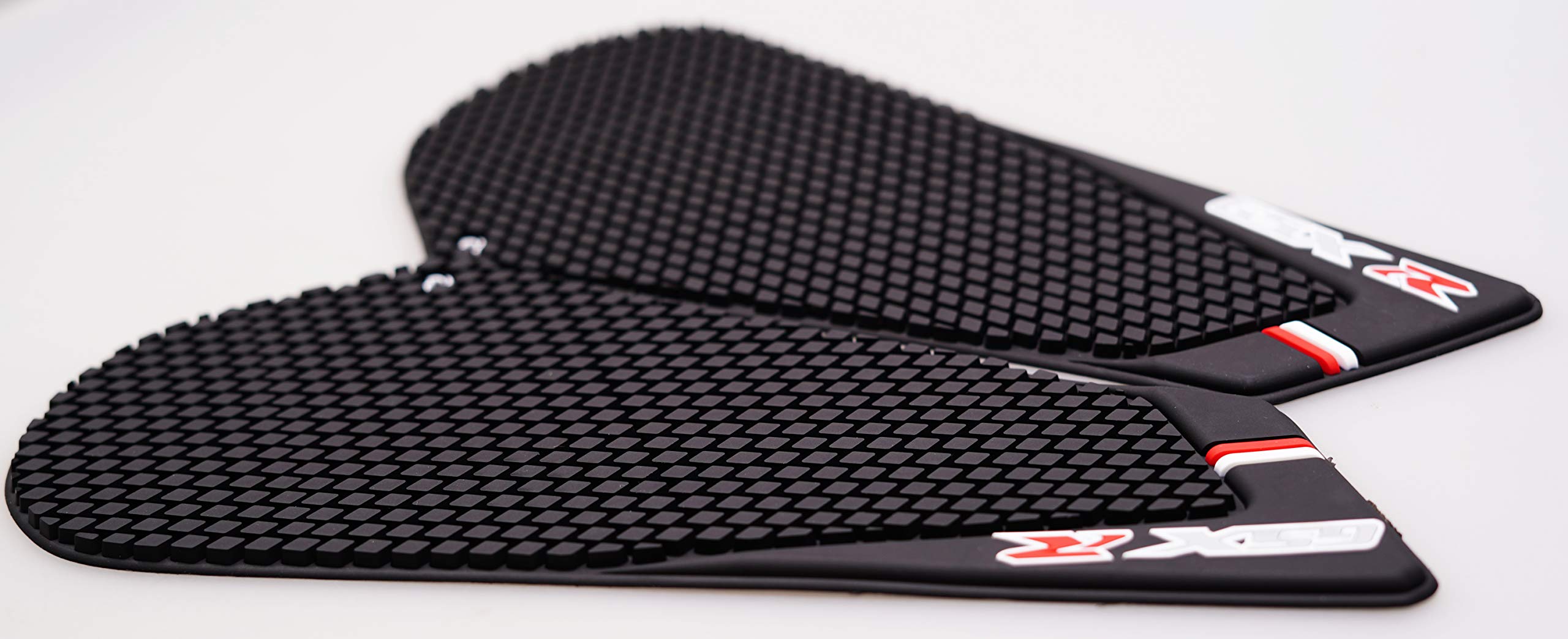 REVSOSTAR Motorcycle Tank Side Traction Pad, Anti Slip sticker ,Gas Tank Pad, Traction Side, Fuel Knee Grip Decal for GSXR 600 7