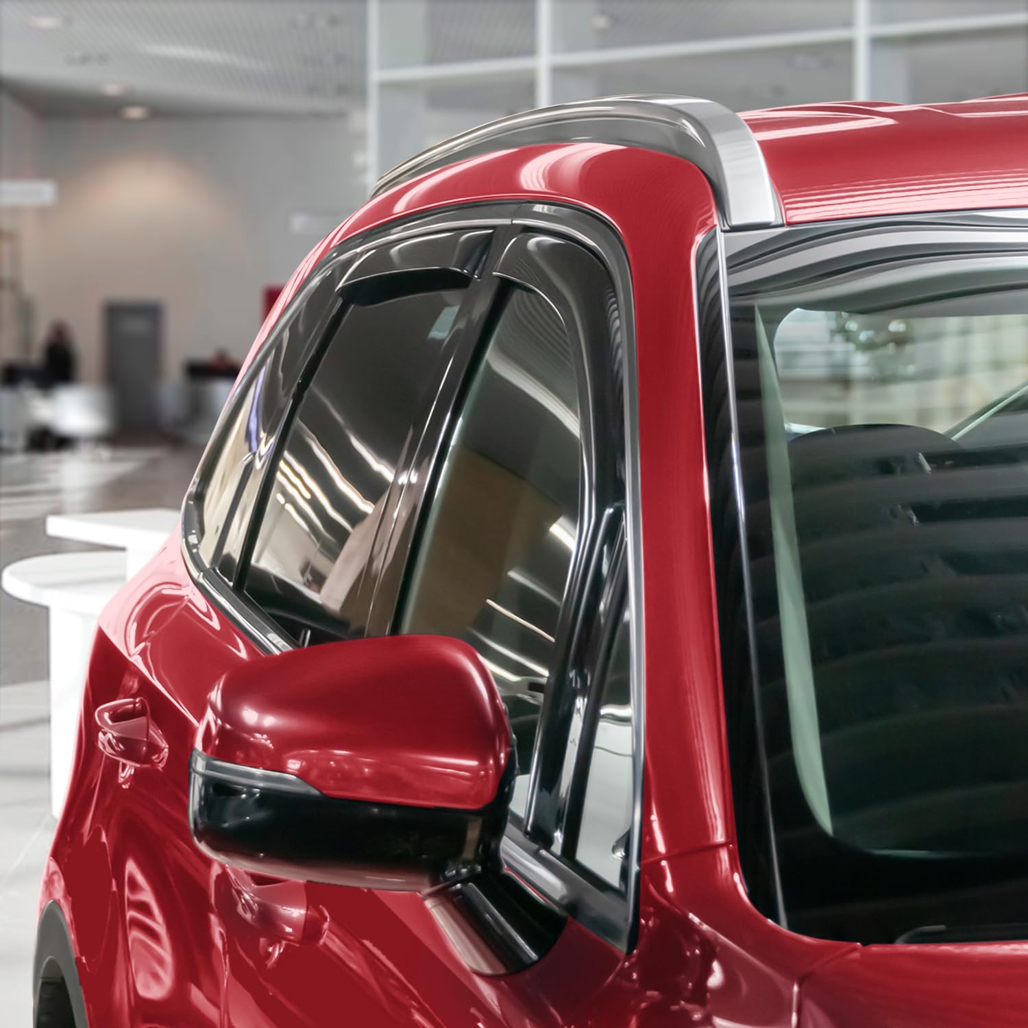 Voron Glass In-Channel Extra Durable Rain Guards For Kia Sorento 2021-2025, Window Deflectors, Vent Window Visors, 4 Pieces - 22