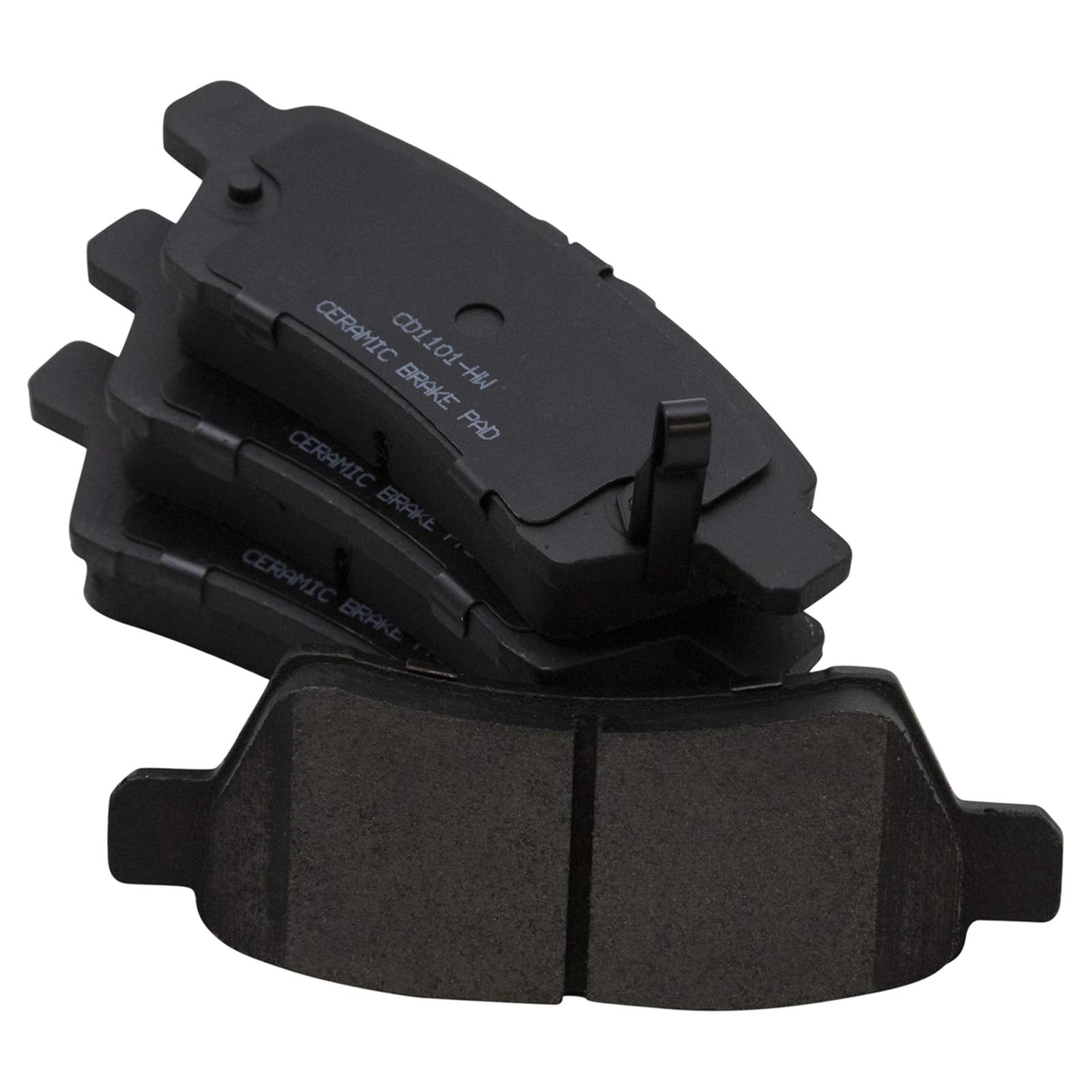 TRQ Rear Brake Pads Ceramic Compatible with 2005-2012 Nissan Pathfinder 2006-2007 Xterra