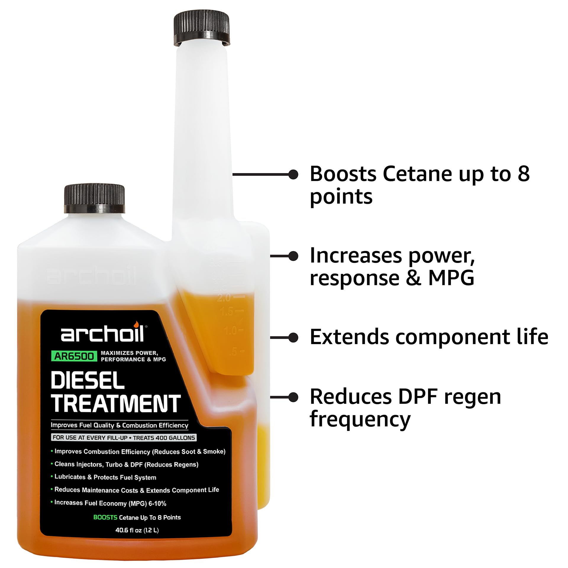 Archoil Ultimate Diesel Kit - Ar9100 Friction Modifier (16Oz) + Ar6500 Diesel Treatment (40Oz) + Ar6400-D Diesel Fuel System Cle