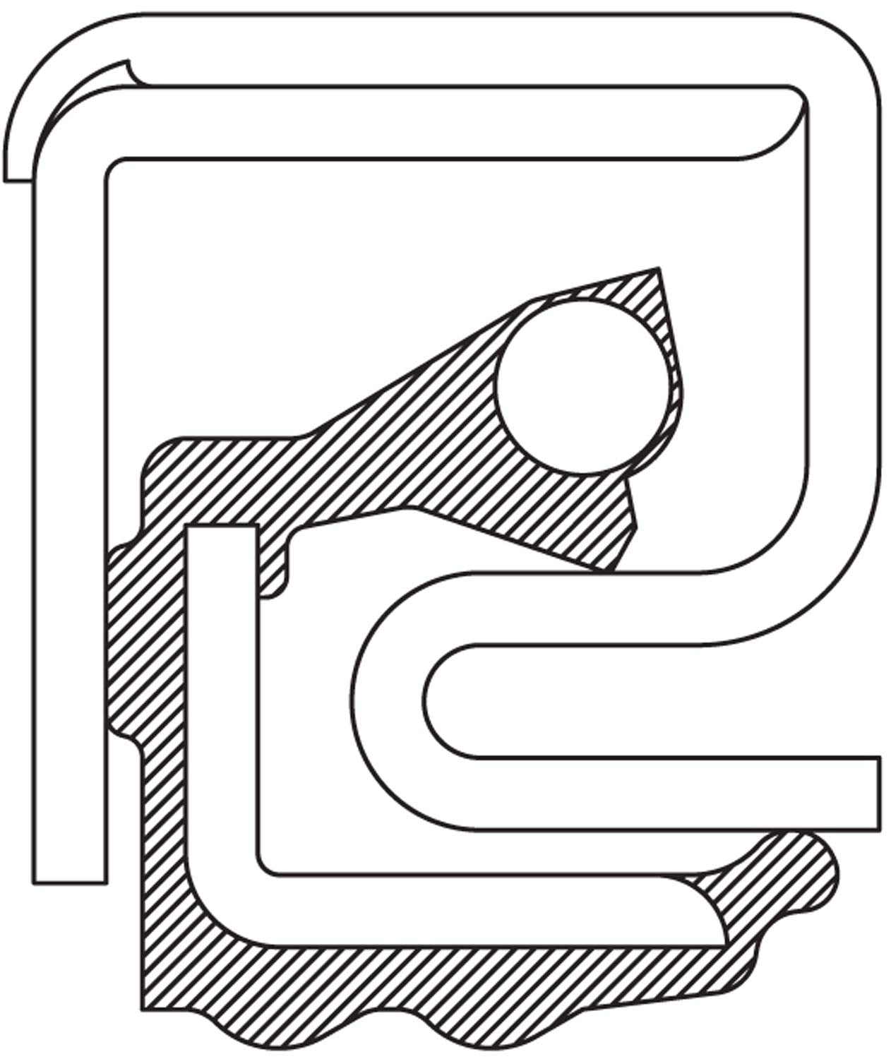 National Oil Seals-370047A Oil Seal
