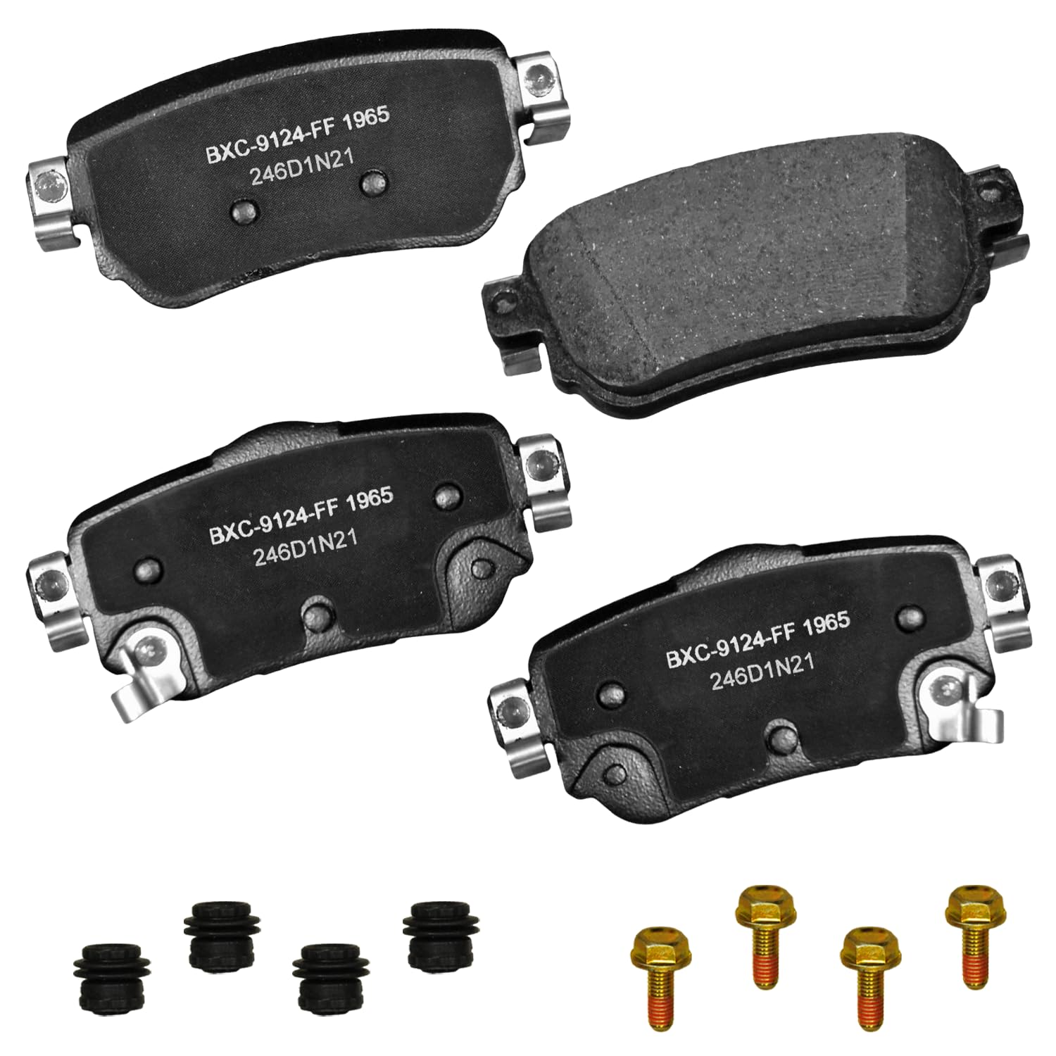 Bendix Premium Sbc1965 Ceramic Rear Brake Pads For Nissan Leaf 2024-2018,Qashqai 2022-2019,Rogue 2021-2018,Rogue Sport 2020-2019